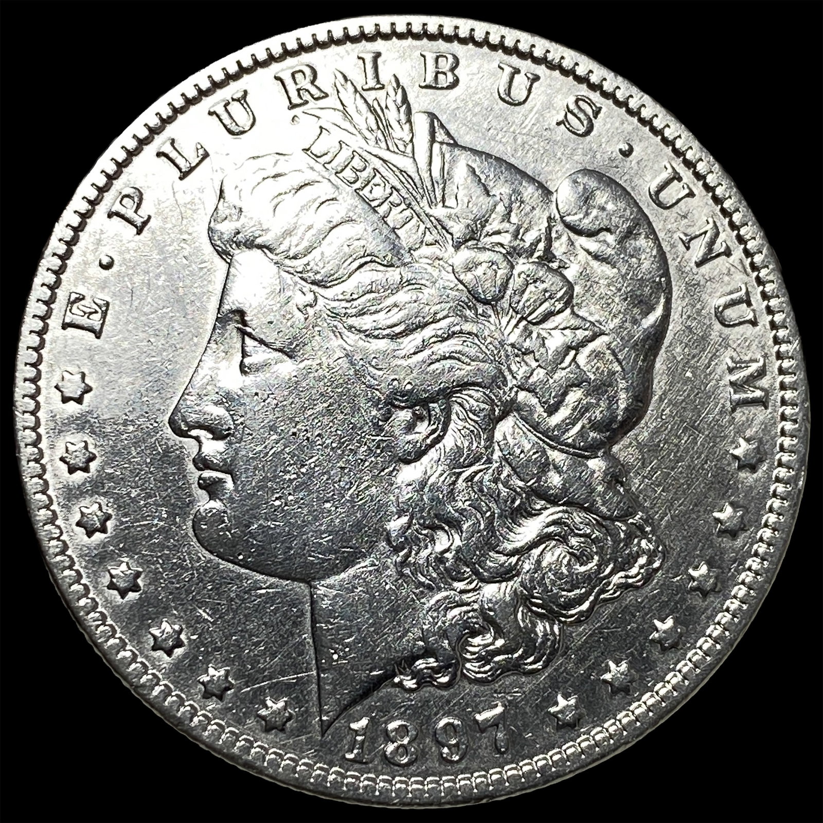 1897-O Silver Morgan Dollar CLOSELY UNCIRCULATED: 1897-O Silver Morgan Dollar CLOSELY UNCIRCULATED