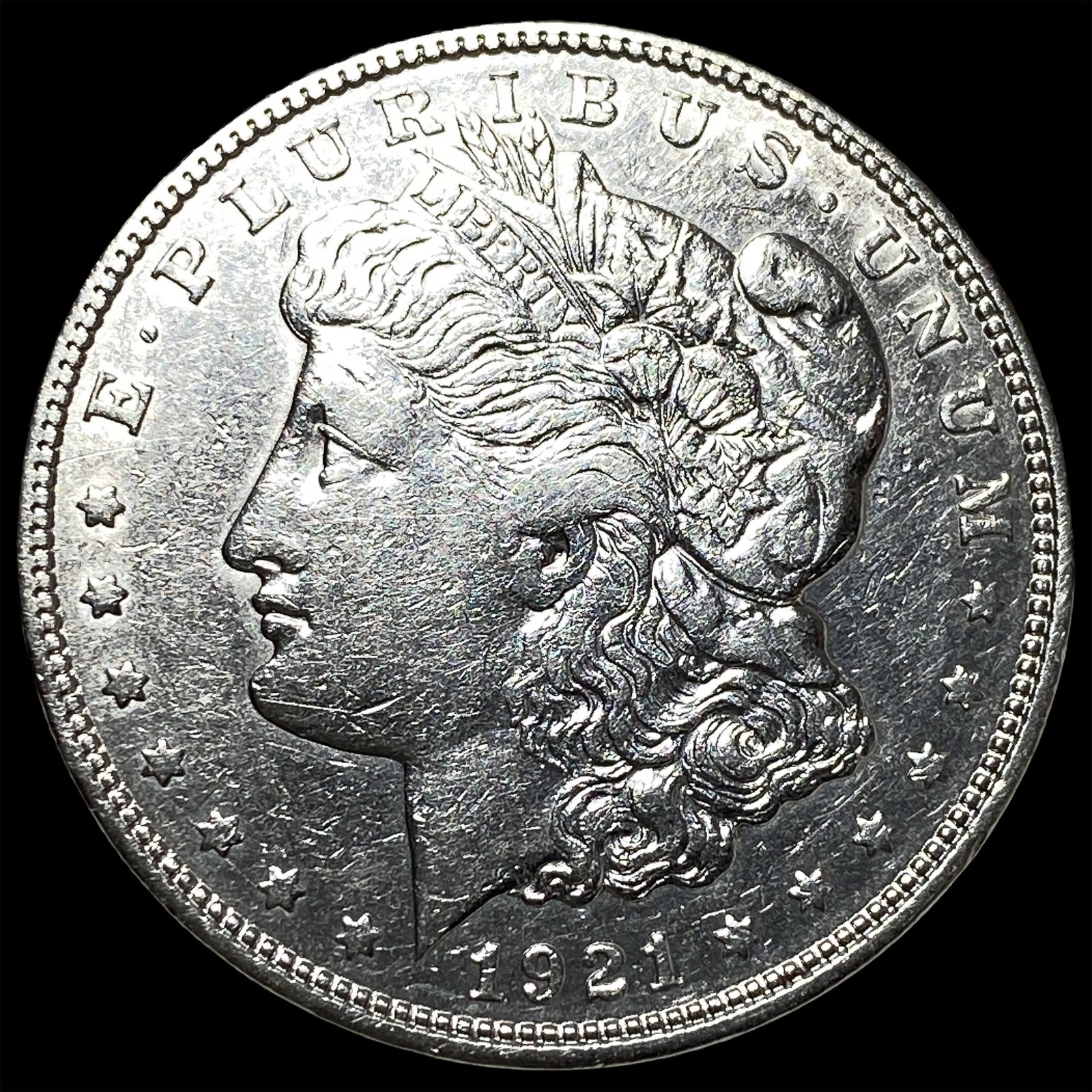1921 Silver Morgan Dollar CLOSELY UNCIRCULATED: 1921 Silver Morgan Dollar CLOSELY UNCIRCULATED