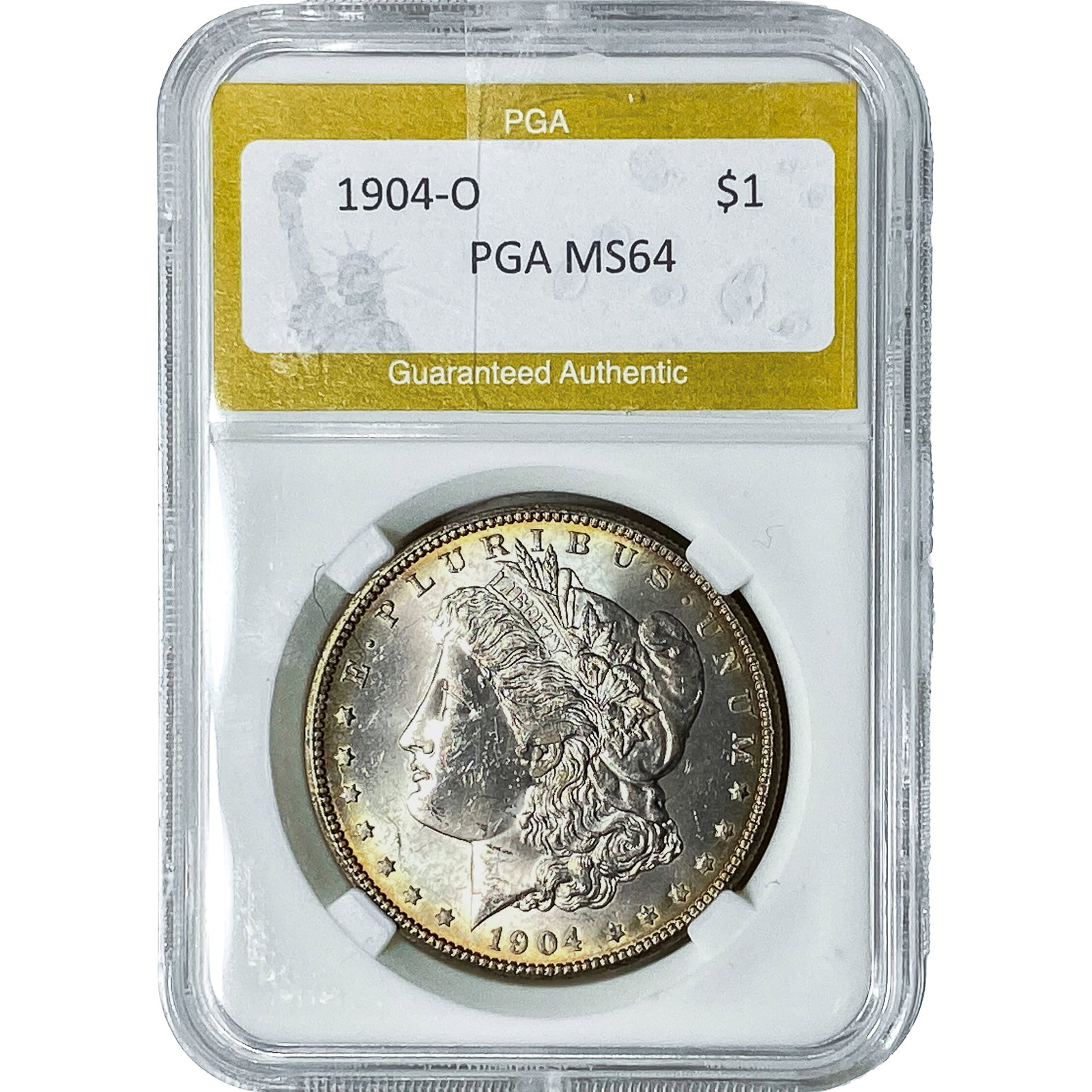 1904-O Morgan Silver Dollar PGA MS64: 1904-O Morgan Silver Dollar PGA MS64