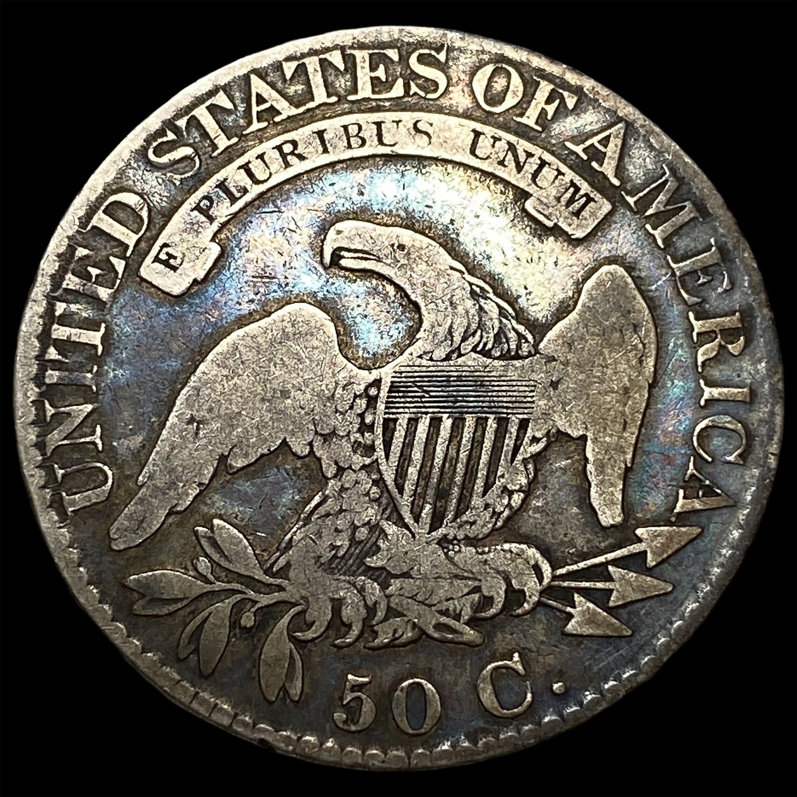 1826 Capped Bust Half Dollar LIGHTLY CIRCULATED - 2