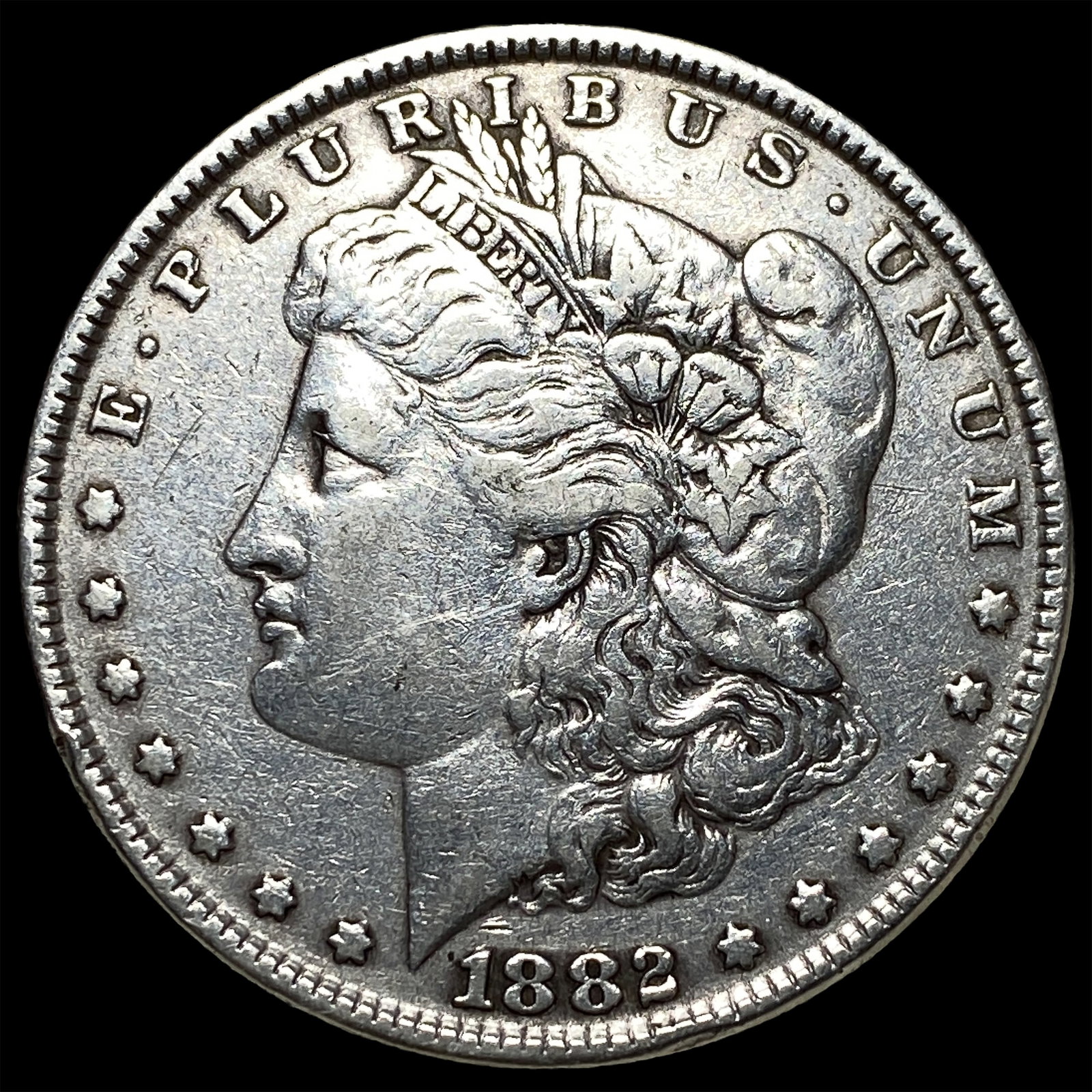 1882 Morgan Silver Dollar NEARLY UNCIRCULATED: 1882 Morgan Silver Dollar NEARLY UNCIRCULATED