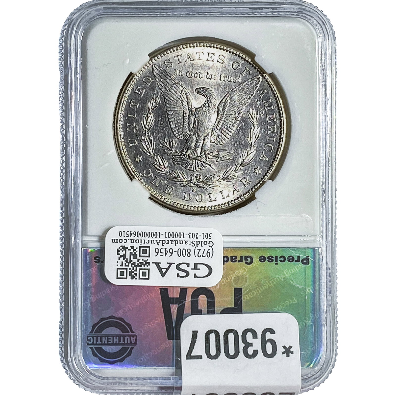1889-S Morgan Silver Dollar PGA MS64DMPL - 2