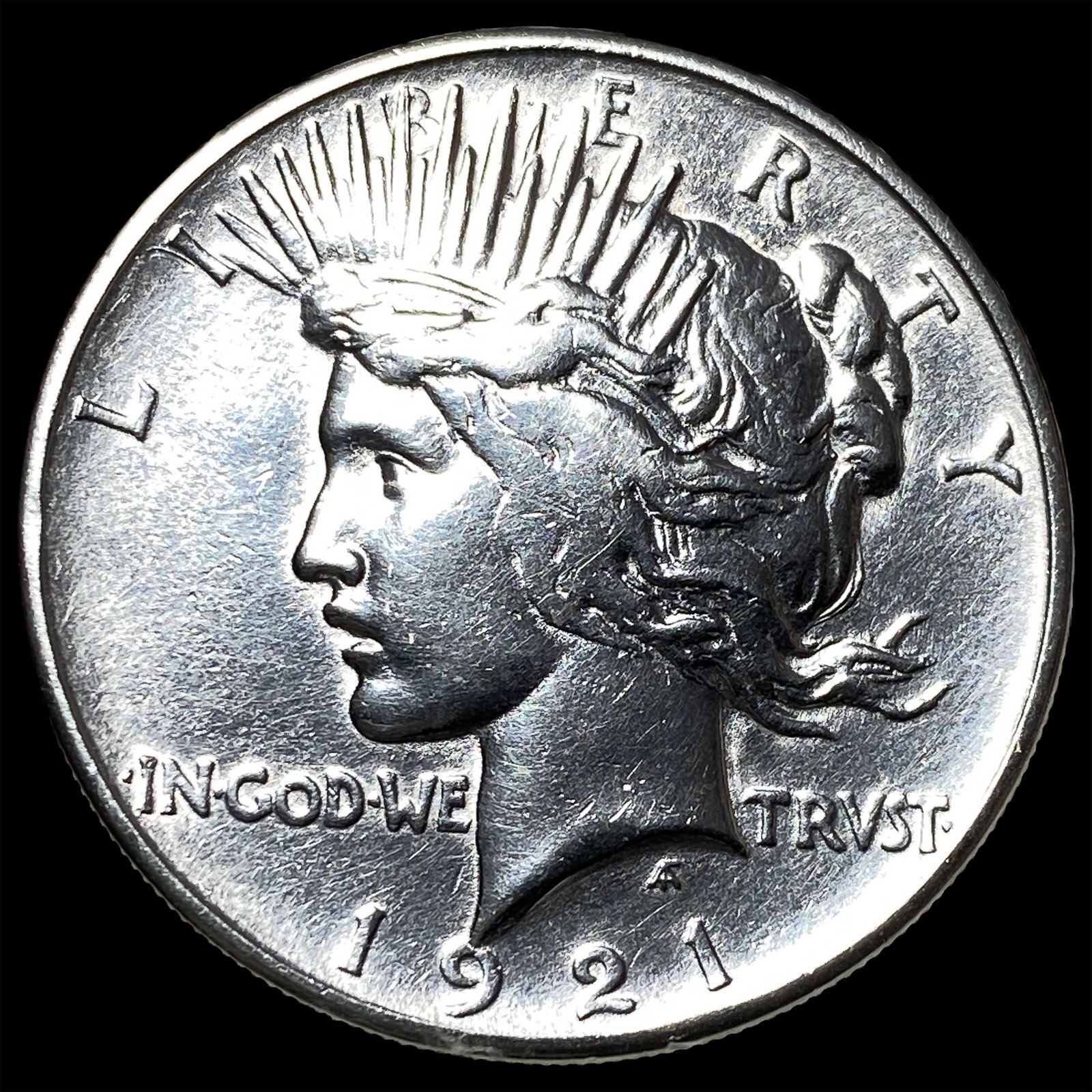 1921 Silver Peace Dollar CHOICE AU: 1921 Silver Peace Dollar CHOICE AU