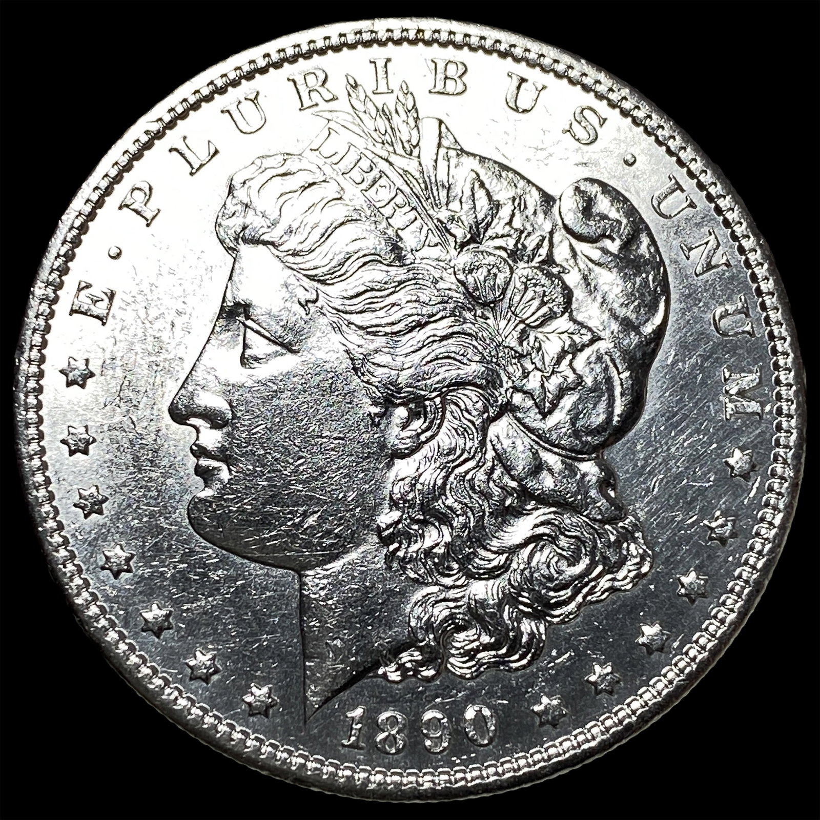 1890 Morgan Silver Dollar UNCIRCULATED: 1890 Morgan Silver Dollar UNCIRCULATED