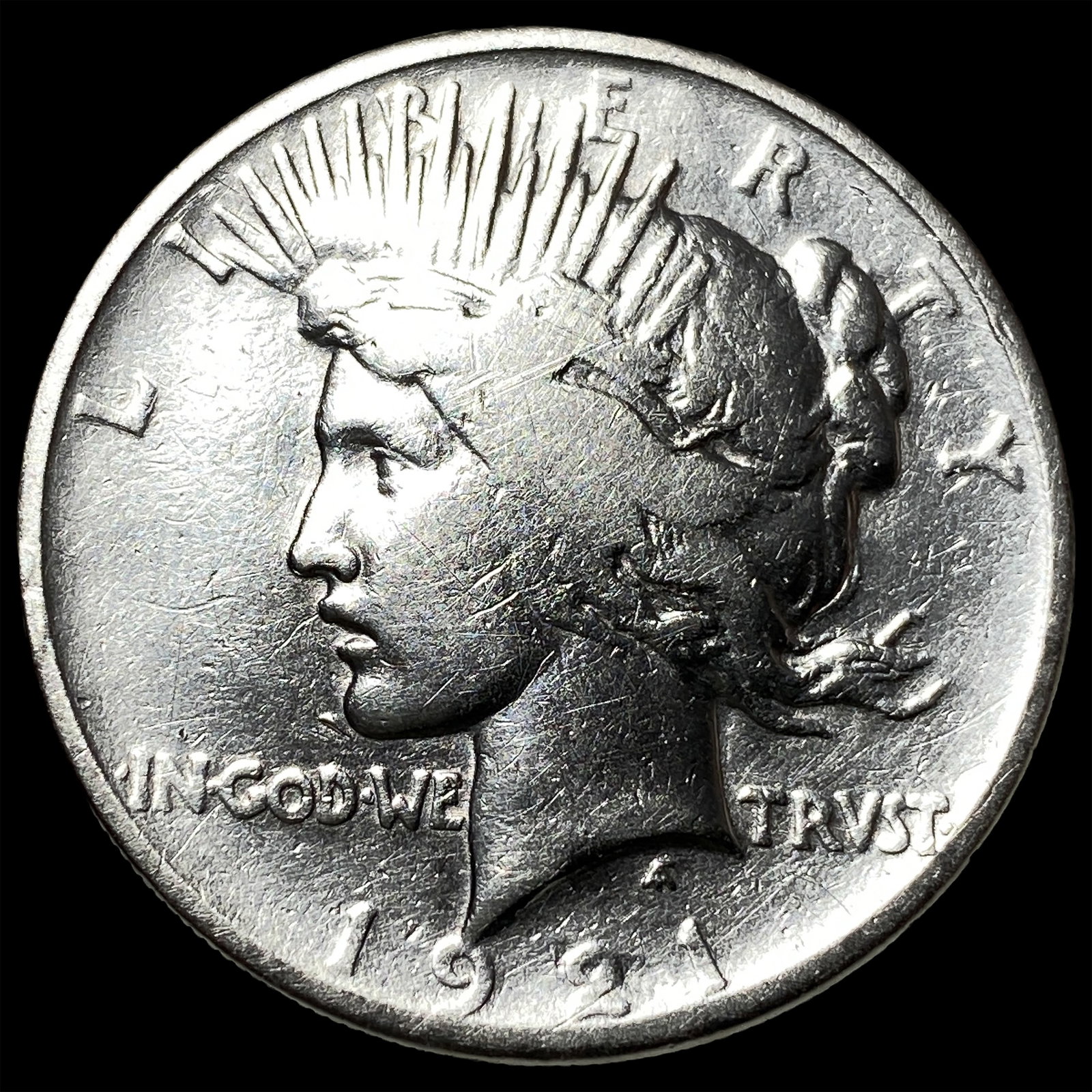 1921 Silver Peace Dollar LIGHTLY CIRCULATED: 1921 Silver Peace Dollar LIGHTLY CIRCULATED
