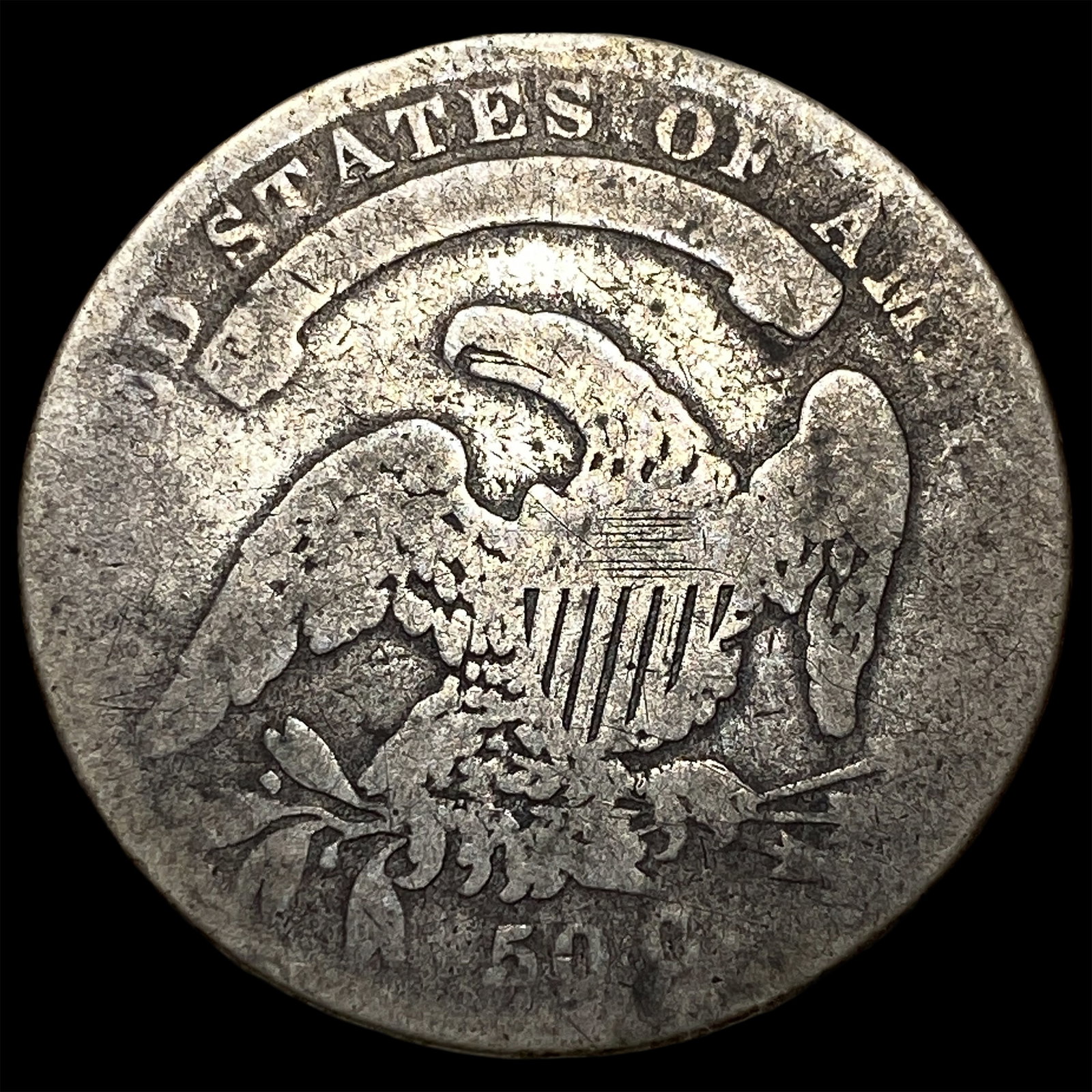 1834 Capped Bust Half Dollar NICELY CIRCULATED - 2