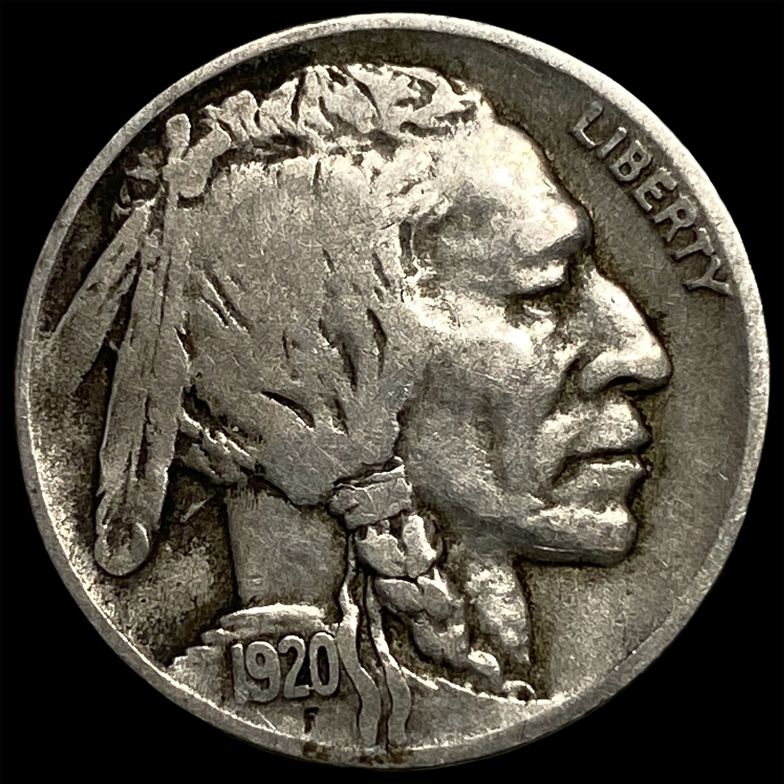 1920-D Buffalo Nickel NEARLY UNCIRCULATED: 1920-D Buffalo Nickel NEARLY UNCIRCULATED