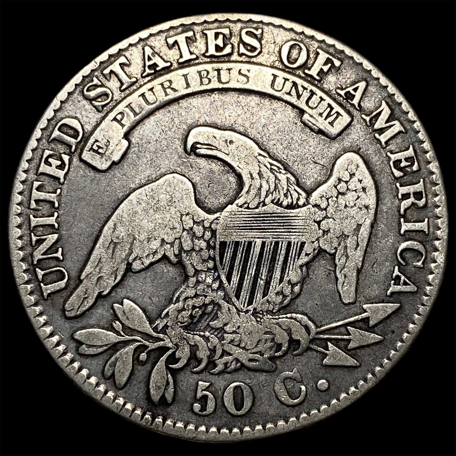 1832 Capped Bust Half Dollar LIGHTLY CIRCULATED - 2