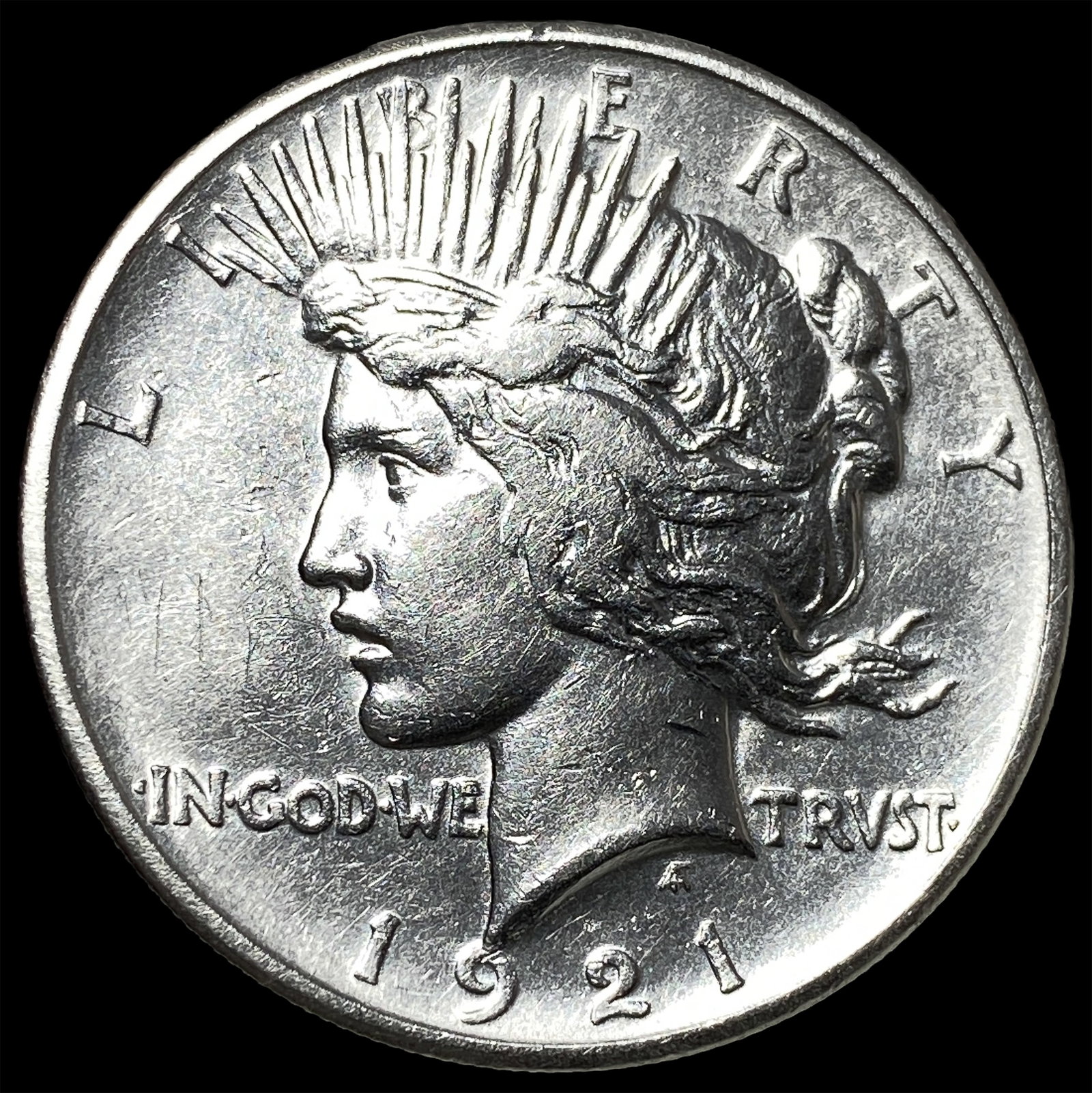 1921 Silver Peace Dollar CHOICE AU: 1921 Silver Peace Dollar CHOICE AU