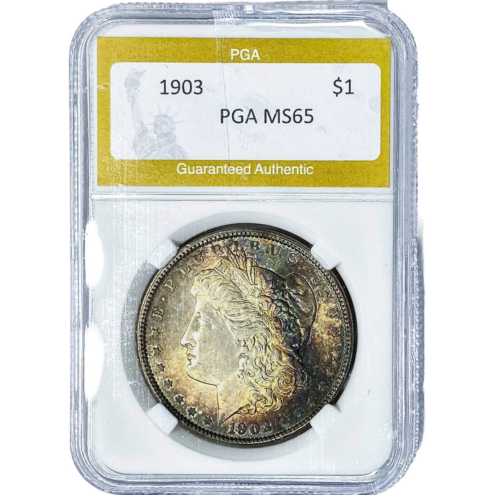 1903 Morgan Silver Dollar PGA MS65: 1903 Morgan Silver Dollar PGA MS65