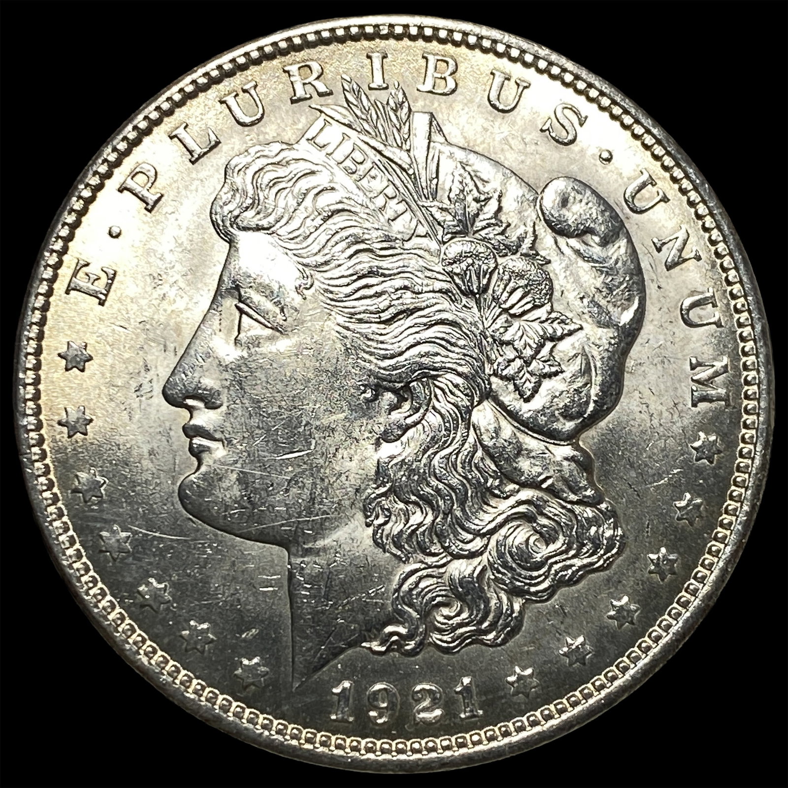 1921 Silver Morgan Dollar CHOICE BU: 1921 Silver Morgan Dollar CHOICE BU