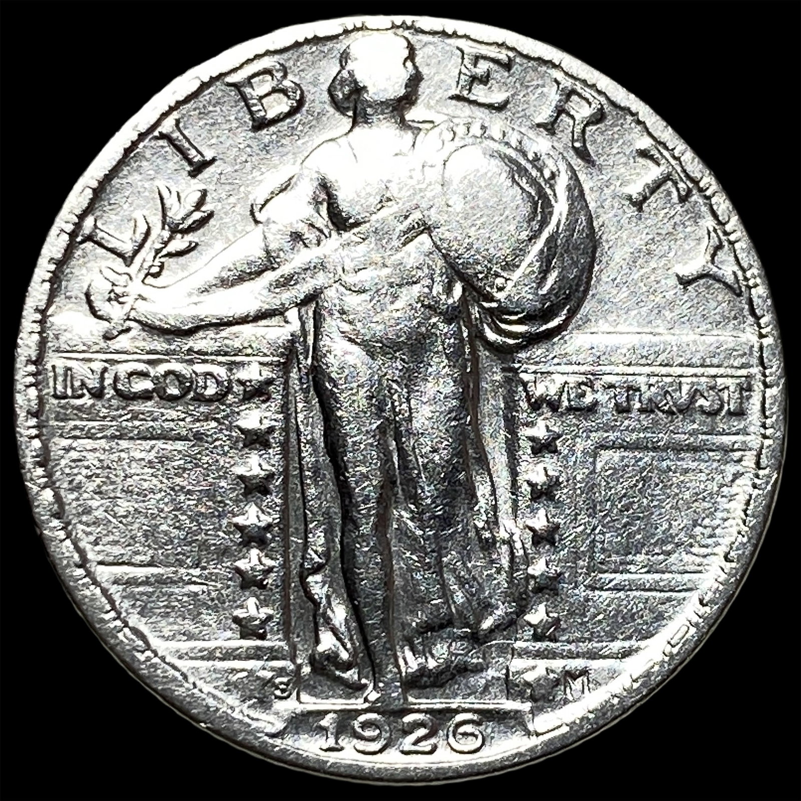1926 Standing Liberty Quarter CLOSELY UNCIRCULATED: 1926 Standing Liberty Quarter CLOSELY UNCIRCULATED