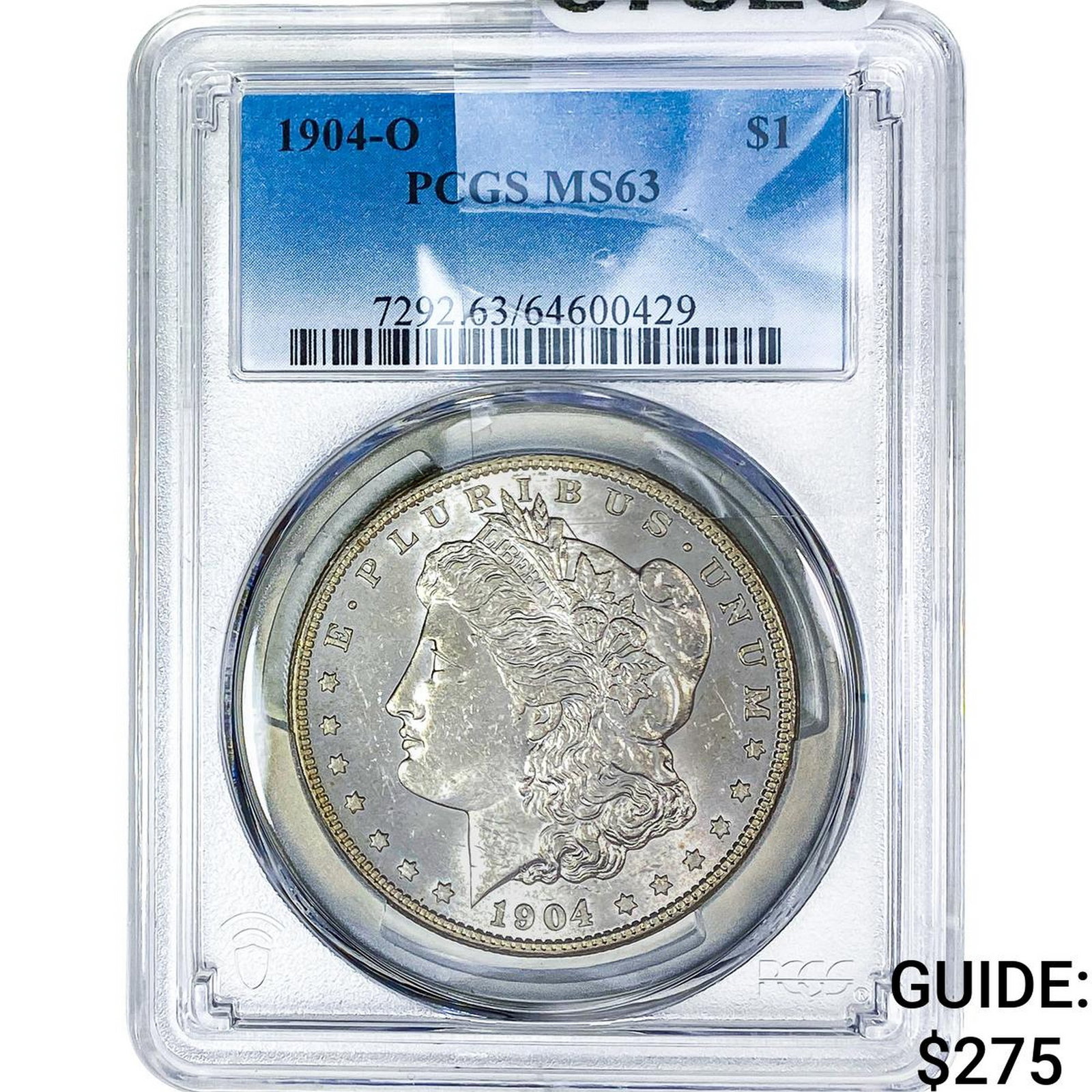 1904-O Morgan Silver Dollar PCGS MS63: 1904-O Morgan Silver Dollar PCGS MS63