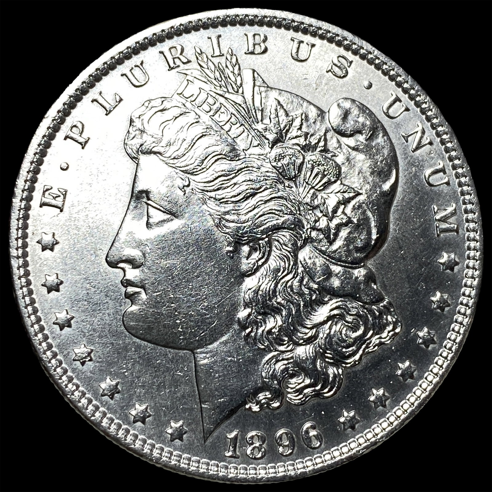1896 Silver Morgan Dollar CHOICE BU: 1896 Silver Morgan Dollar CHOICE BU