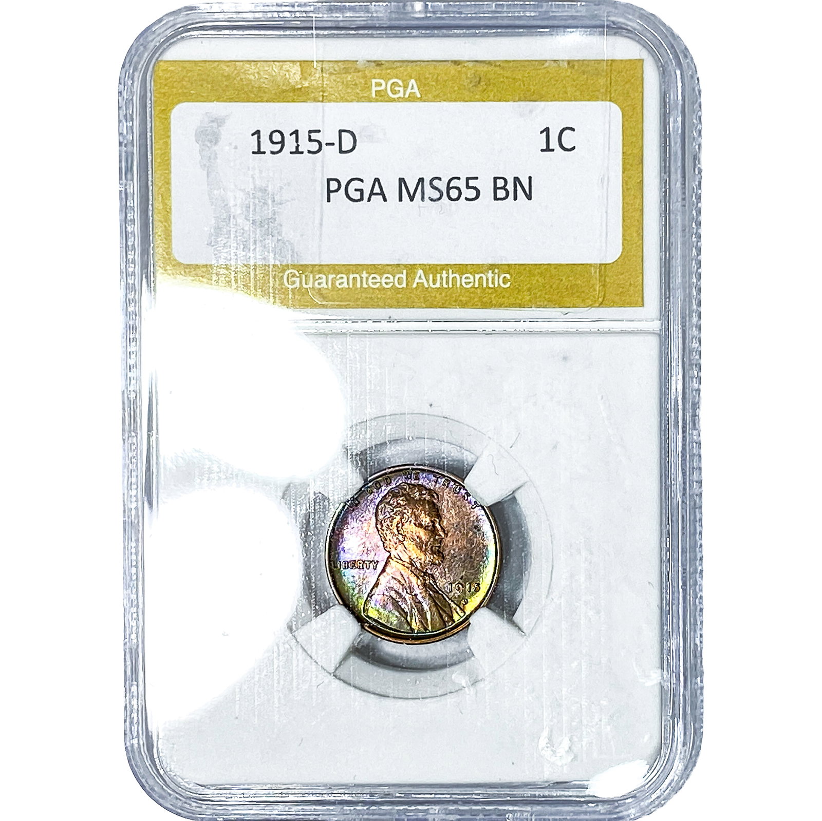 1915-D Wheat Cent PGA MS65BN (1 of 2)