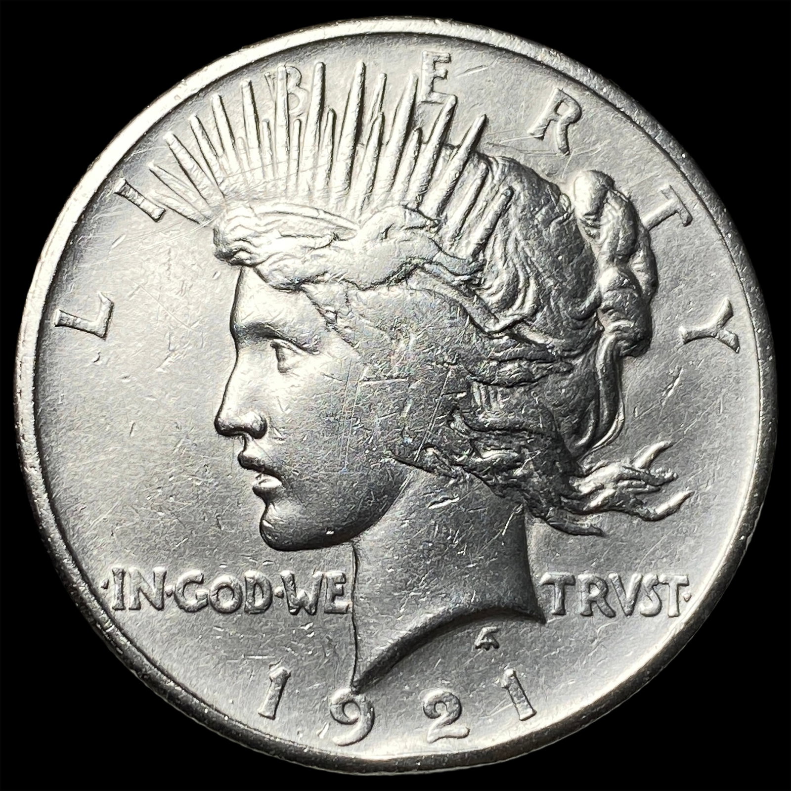 1921 Silver Peace Dollar CHOICE AU: 1921 Silver Peace Dollar CHOICE AU