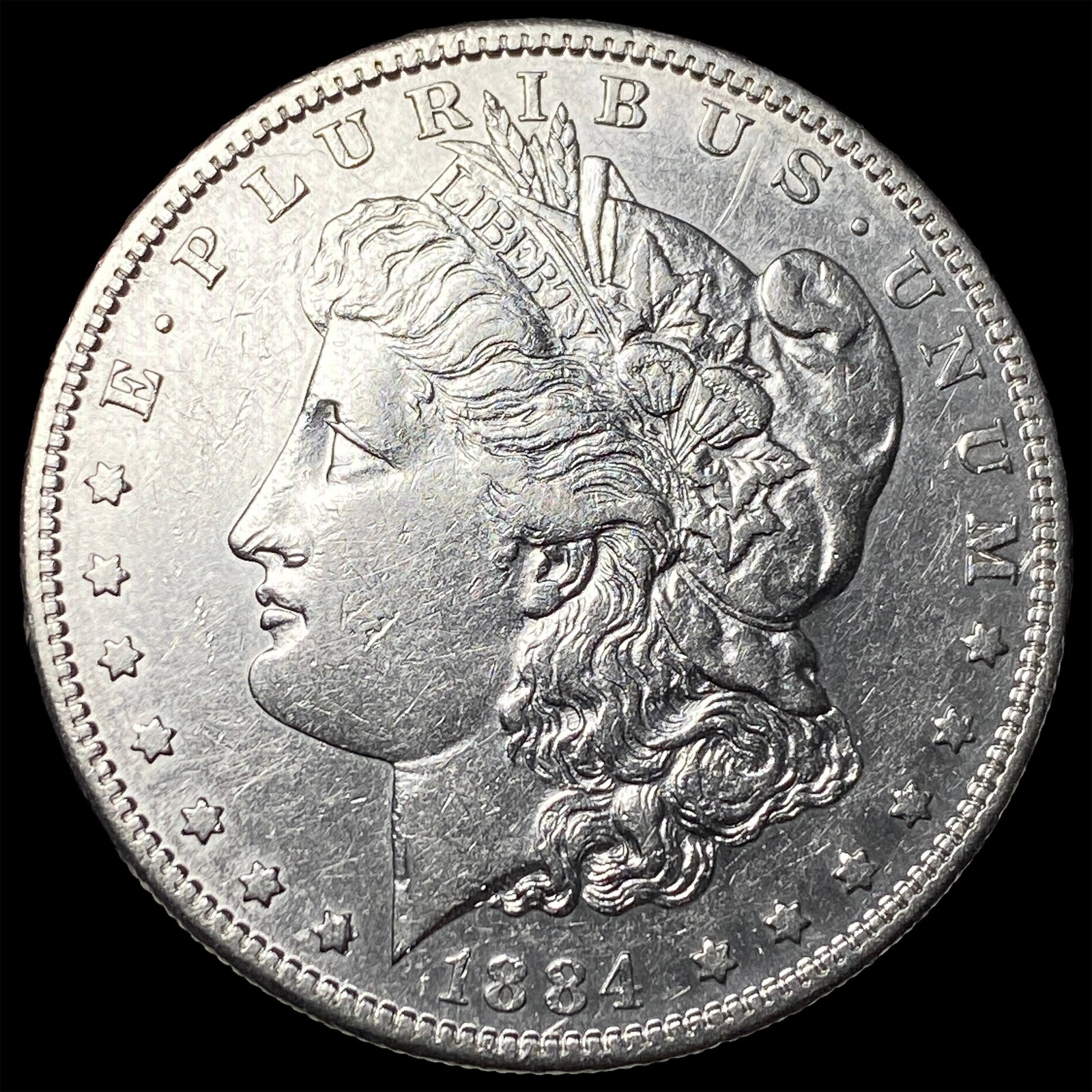 1884 Morgan Silver Dollar CLOSELY UNCIRCULATED: 1884 Morgan Silver Dollar CLOSELY UNCIRCULATED
