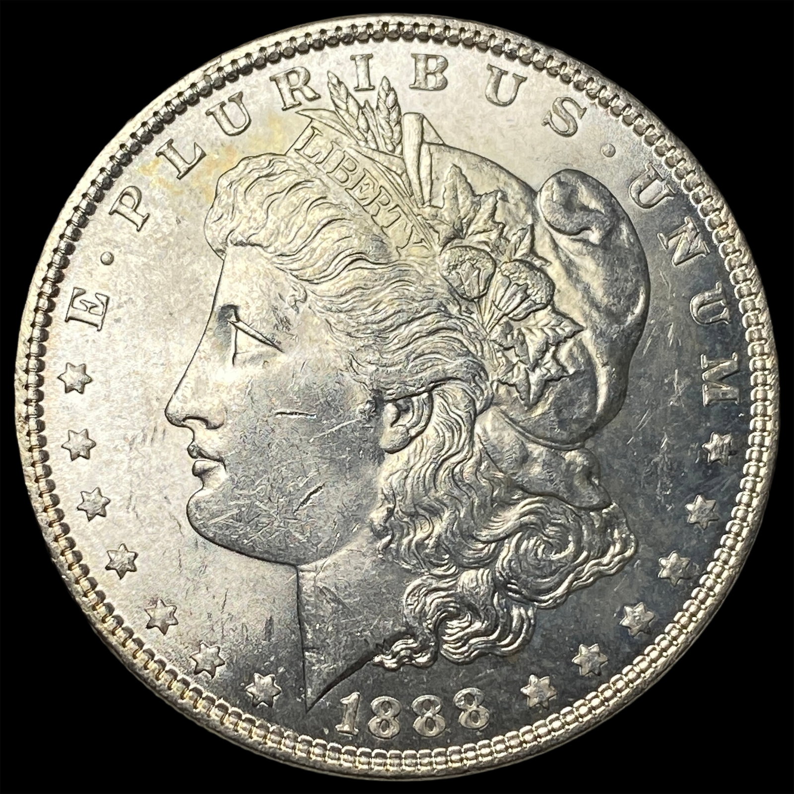 1888-S Silver Morgan Dollar CHOICE BU (1 of 2)
