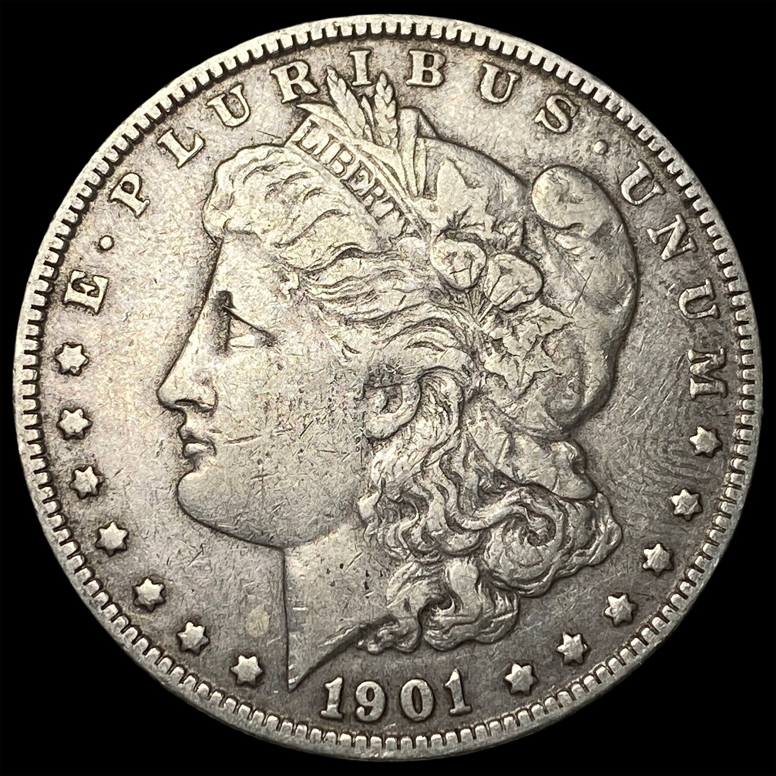 1901-O Morgan Silver Dollar LIGHTLY CIRCULATED: 1901-O Morgan Silver Dollar LIGHTLY CIRCULATED