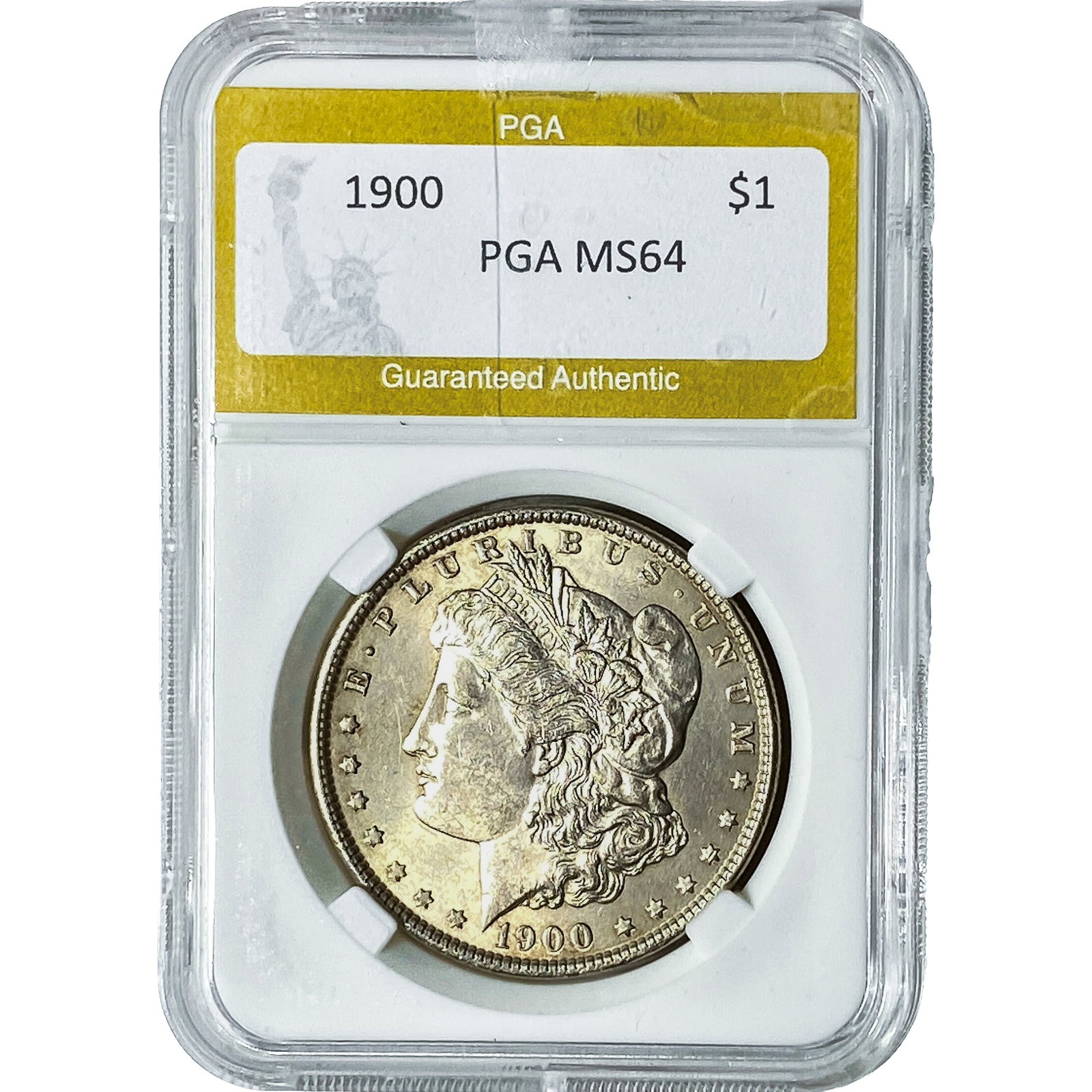1900 Morgan Silver Dollar PGA MS64: 1900 Morgan Silver Dollar PGA MS64