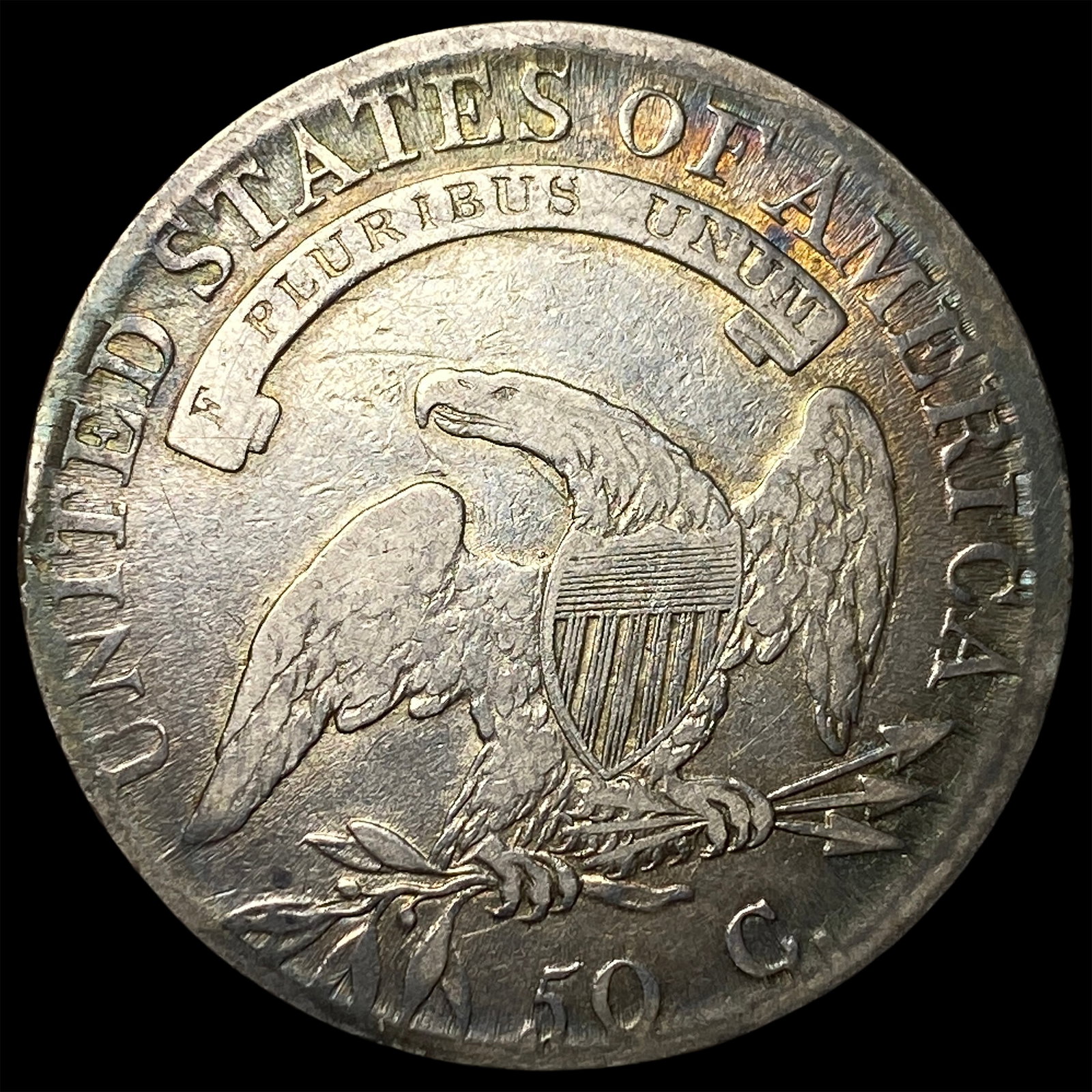 1808 Capped Bust Half Dollar LIGHTLY CIRCULATED - 2