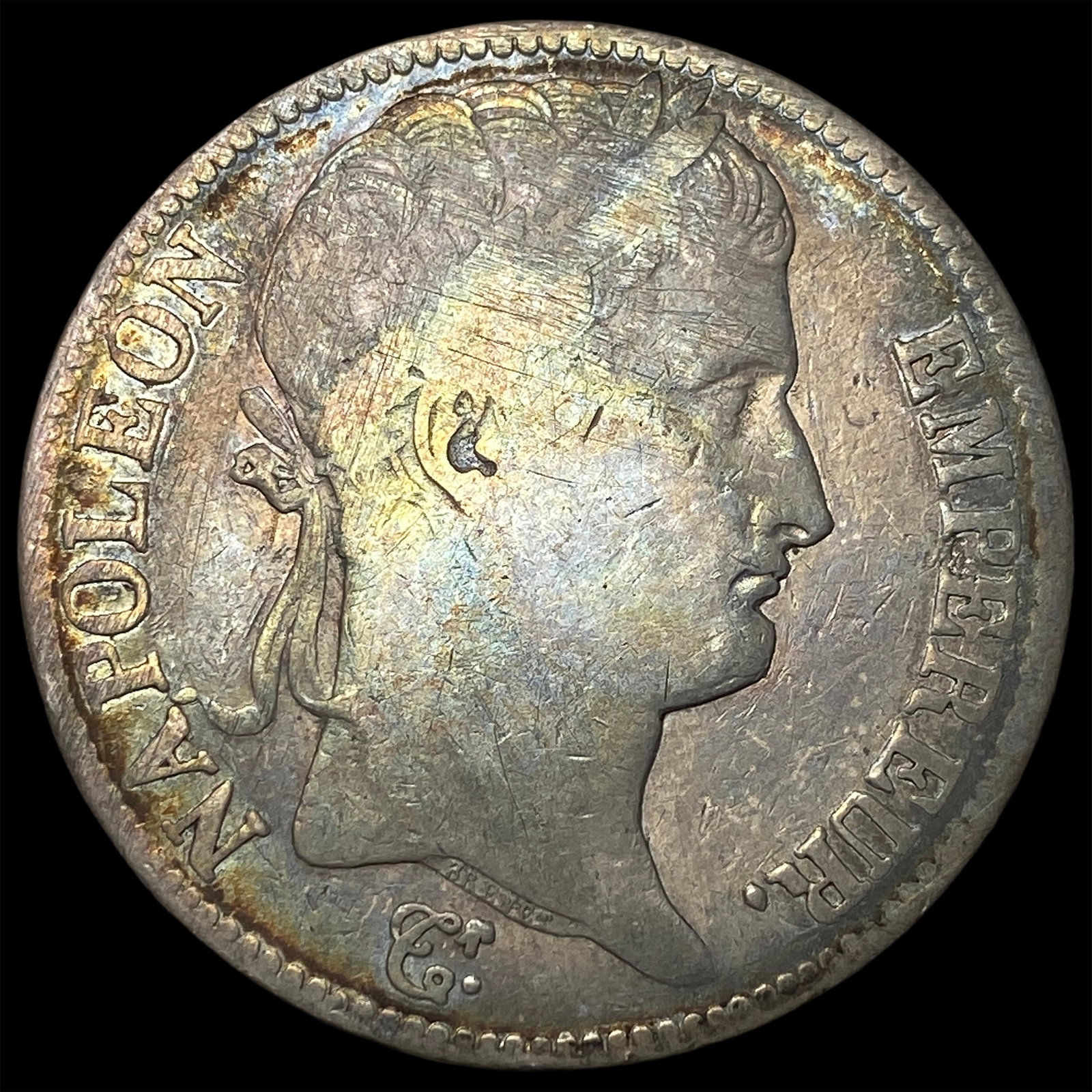 1811-A Silver 5 Francs Napoleon I France LIGHTLY CIRCULATED (1 of 2)