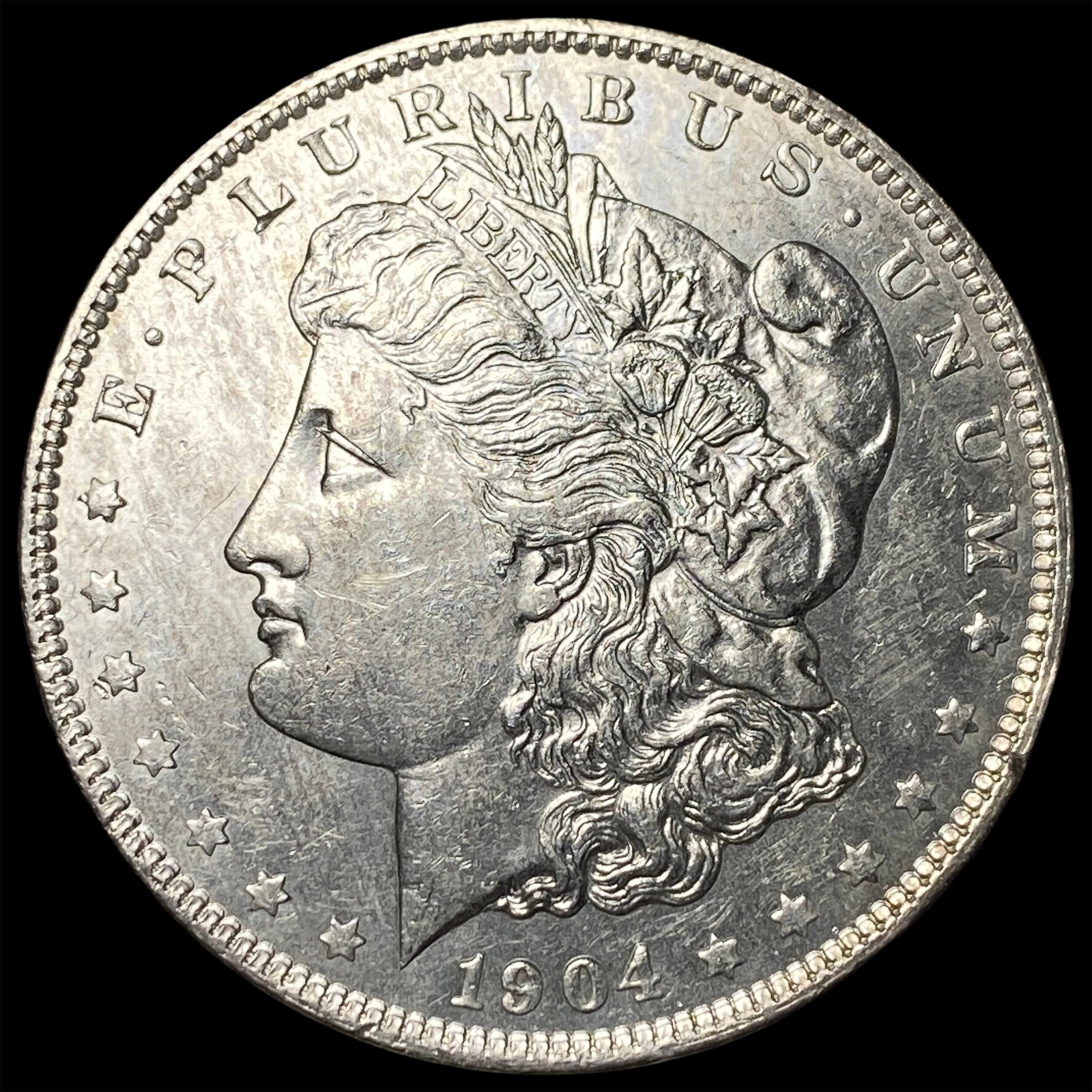 1904 Morgan Silver Dollar UNCIRCULATED: 1904 Morgan Silver Dollar UNCIRCULATED