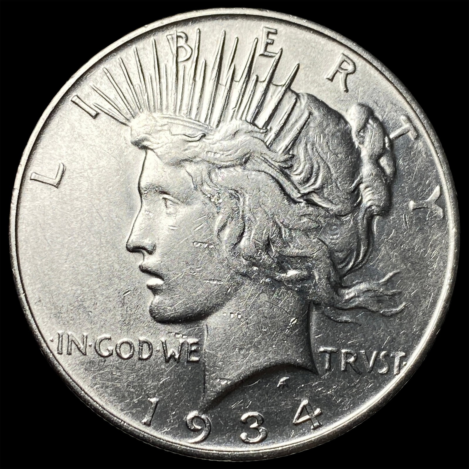 1934 Silver Peace Dollar UNCIRCULATED: 1934 Silver Peace Dollar UNCIRCULATED