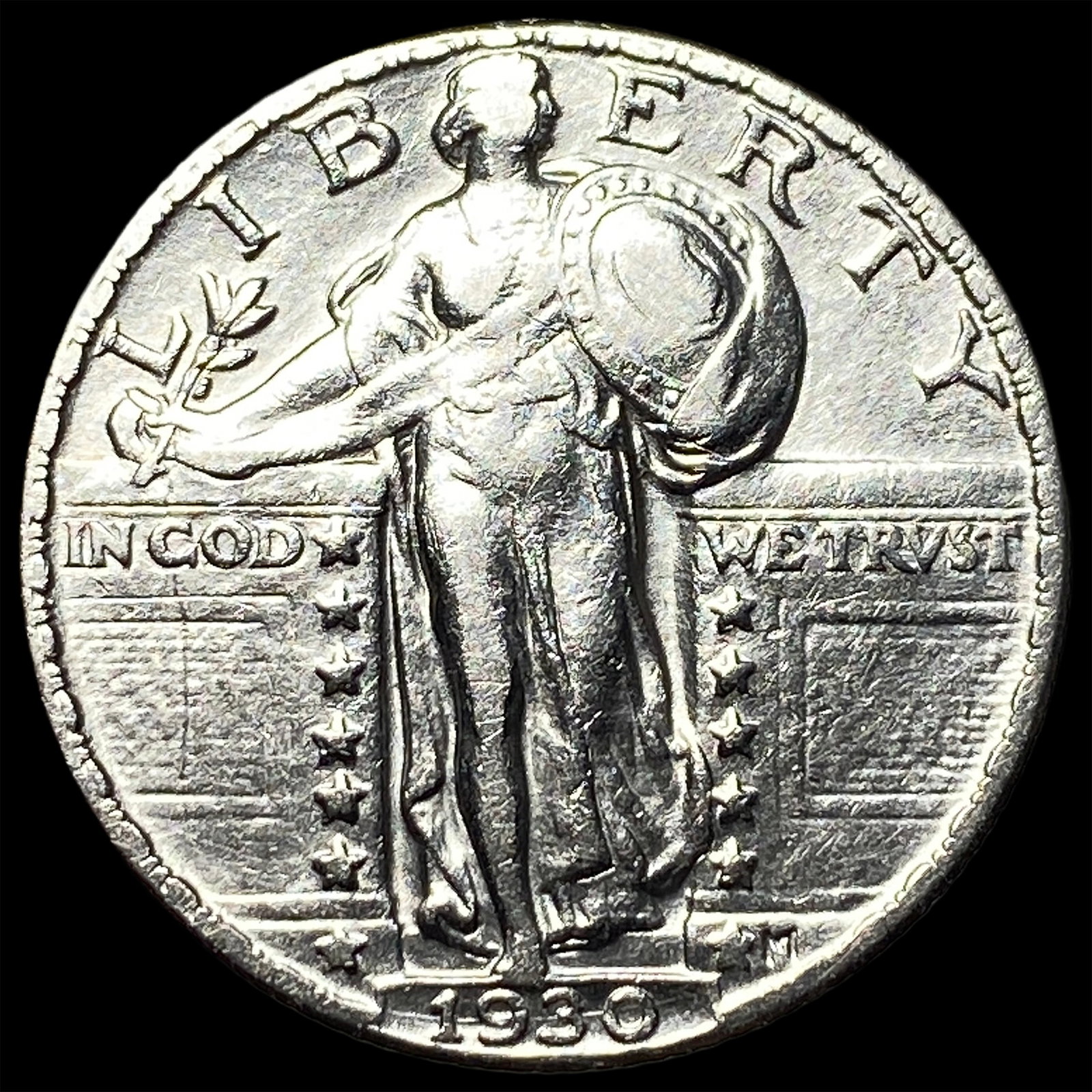 1930 Standing Liberty Silver Quarter CLOSELY UNCIRCULATED: 1930 Standing Liberty Silver Quarter CLOSELY UNCIRCULATED