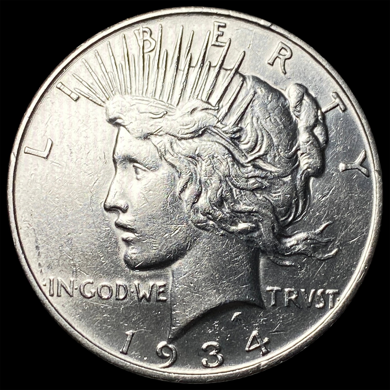 1934 Silver Peace Dollar UNCIRCULATED: 1934 Silver Peace Dollar UNCIRCULATED