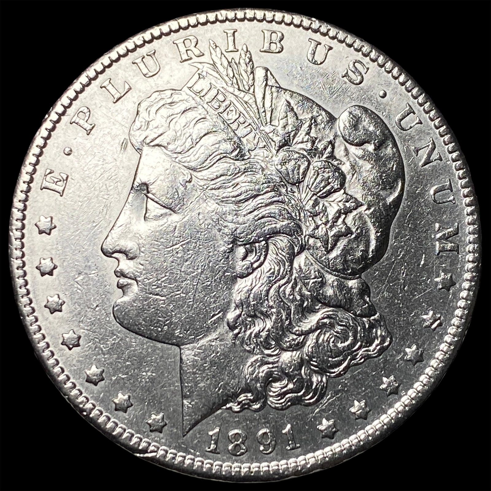 1891-CC Silver Morgan Dollar UNCIRCULATED: 1891-CC Silver Morgan Dollar UNCIRCULATED
