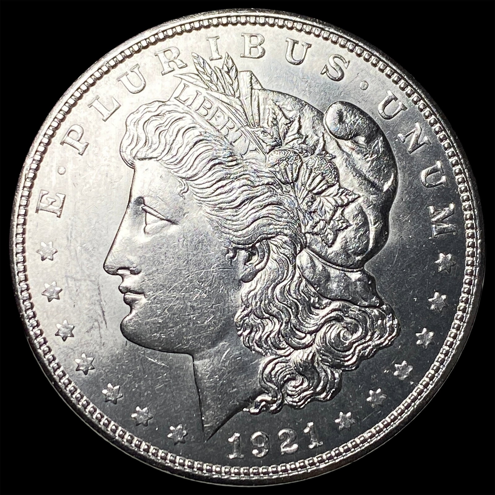 1921 Silver Morgan Dollar CHOICE BU: 1921 Silver Morgan Dollar CHOICE BU
