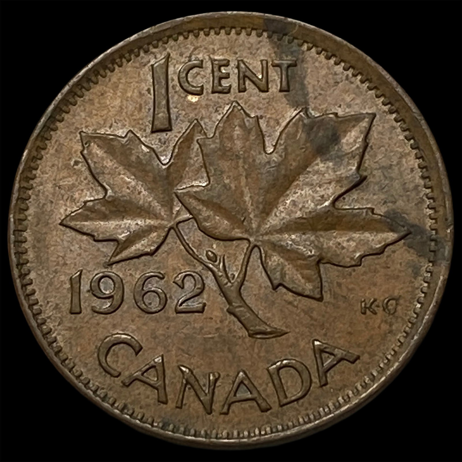 1962 Canada Bronze 1 Cent - 2