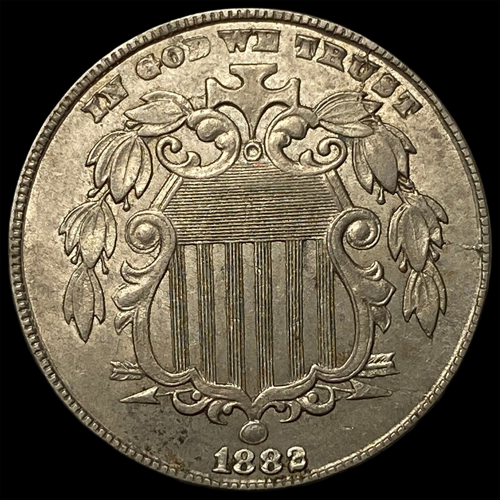 1882 Shield Nickel UNCIRCULATED: 1882 Shield Nickel UNCIRCULATED