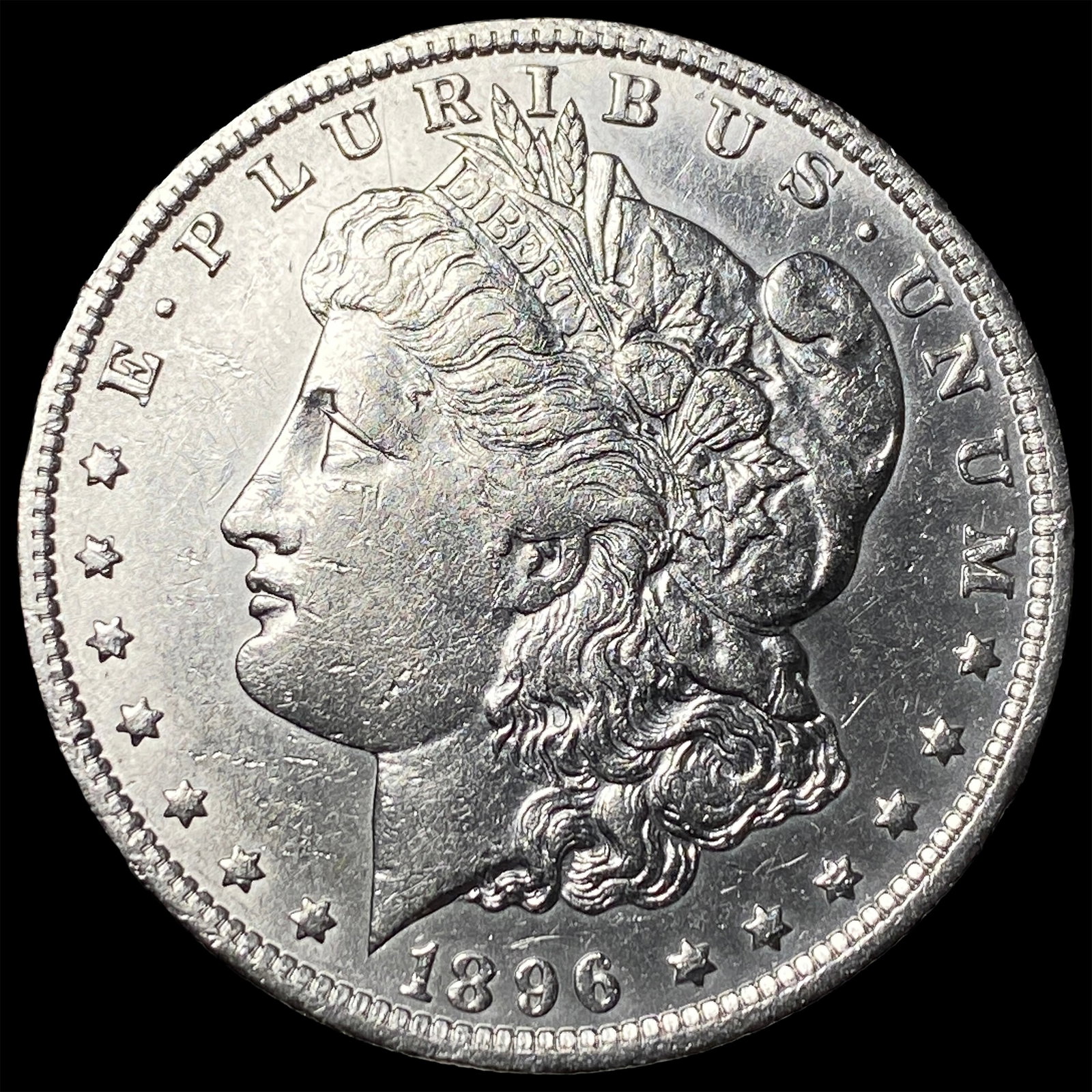 1896 Morgan Silver Dollar CHOICE AU: 1896 Morgan Silver Dollar CHOICE AU