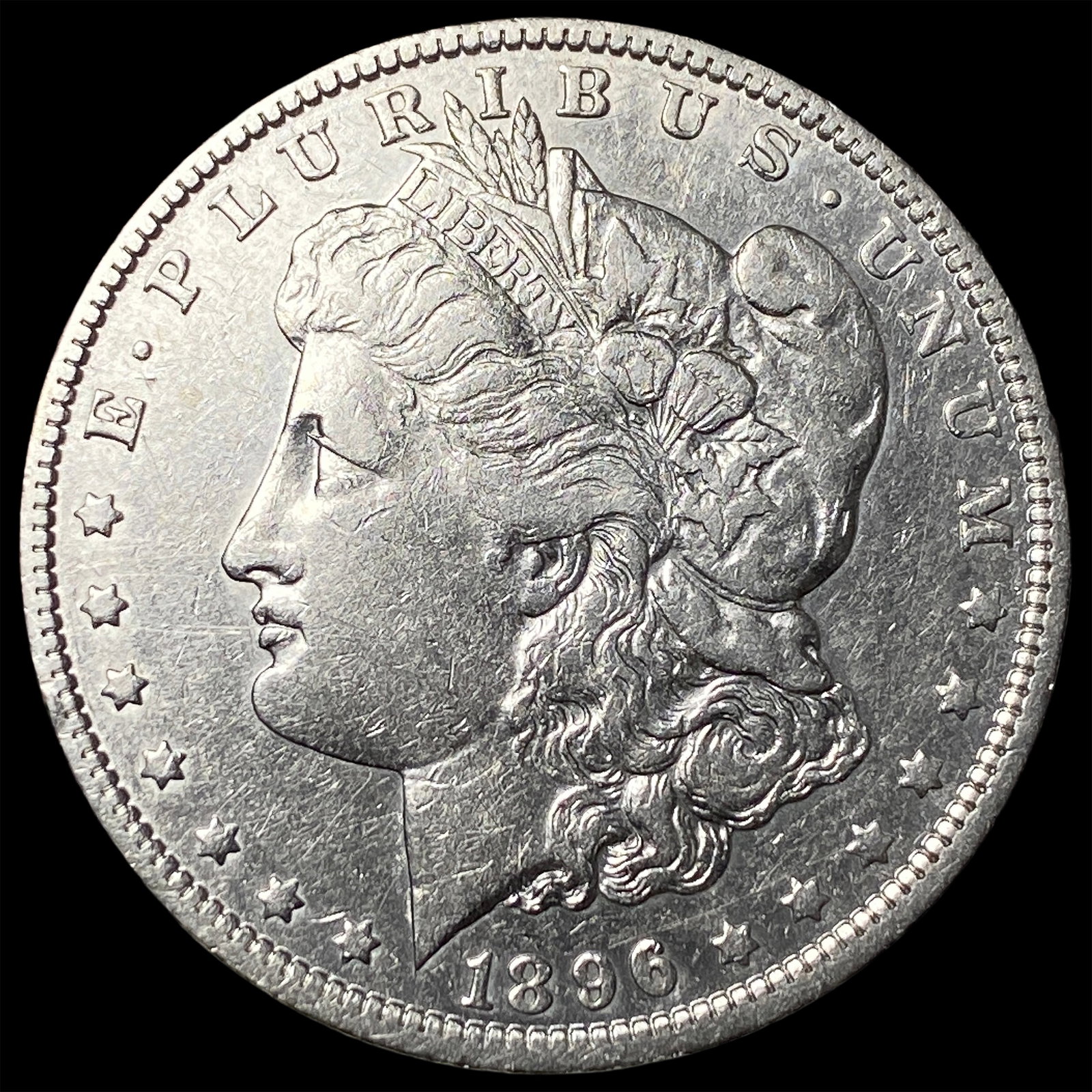 1896-S Silver Morgan Dollar CLOSELY UNCIRCULATED: 1896-S Silver Morgan Dollar CLOSELY UNCIRCULATED