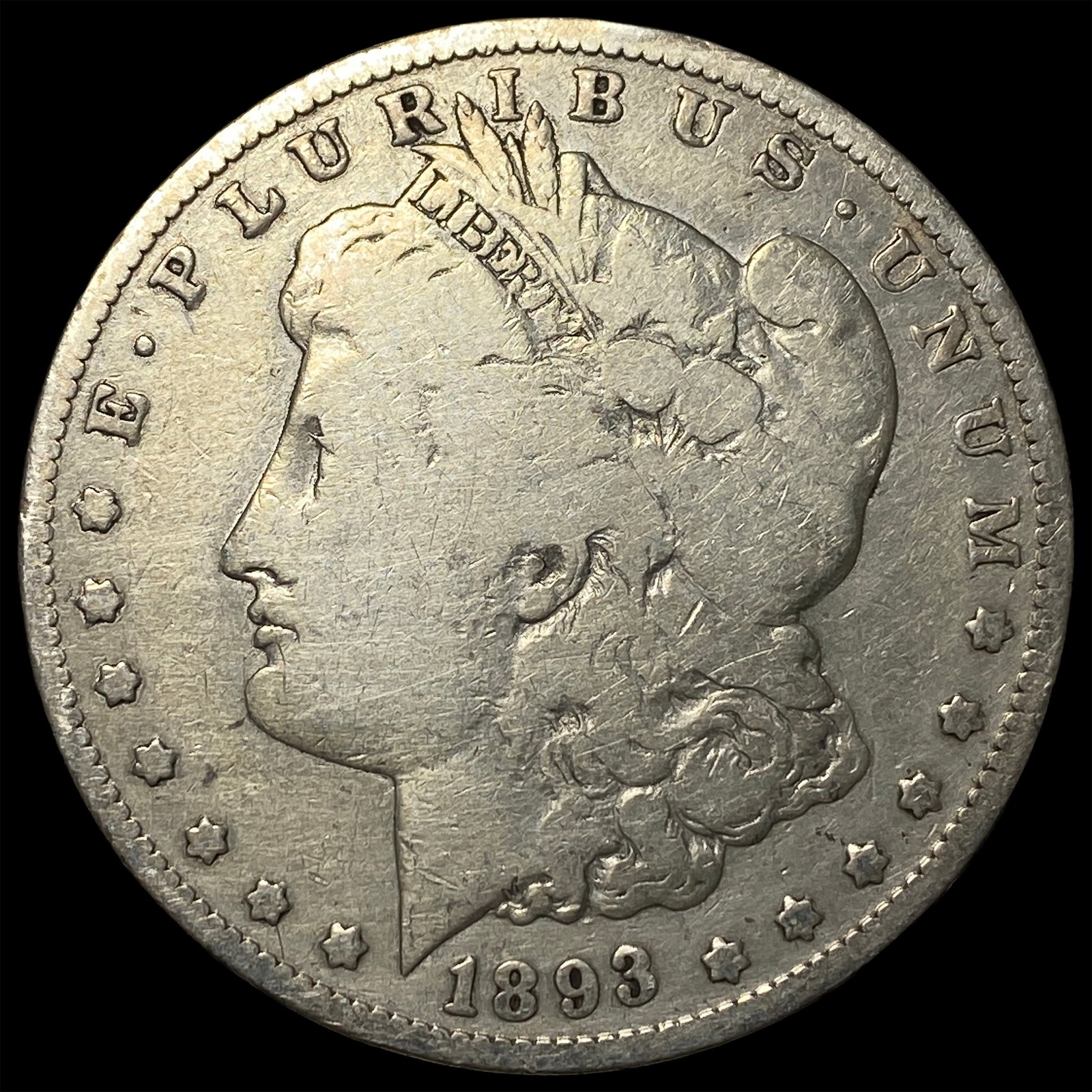 1893-O Silver Morgan Dollar LIGHTLY CIRCULATED: 1893-O Silver Morgan Dollar LIGHTLY CIRCULATED