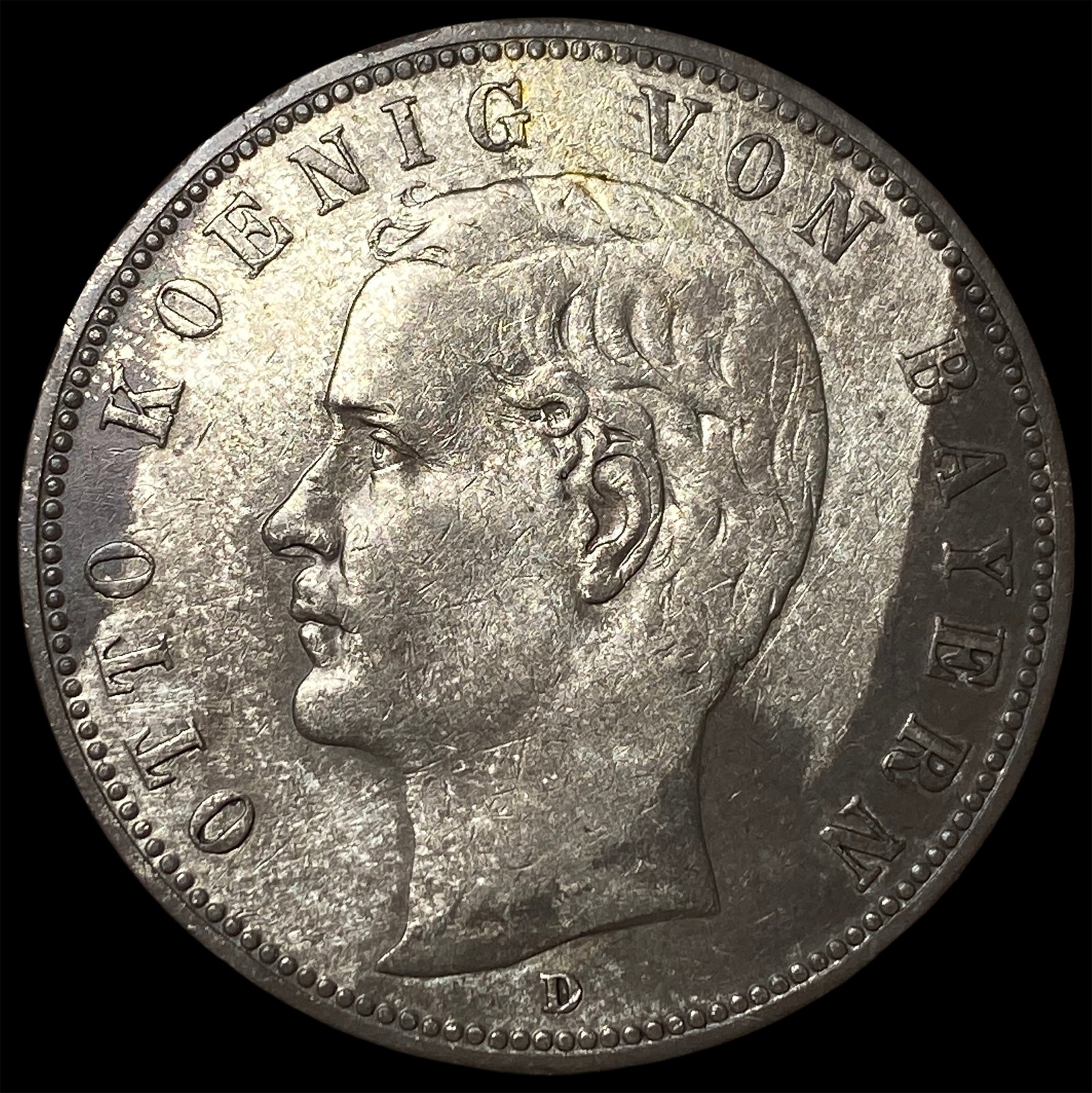 1904-D Silver 5 Mark Germany (Bavaria) UNCIRCULATED (1 of 2)