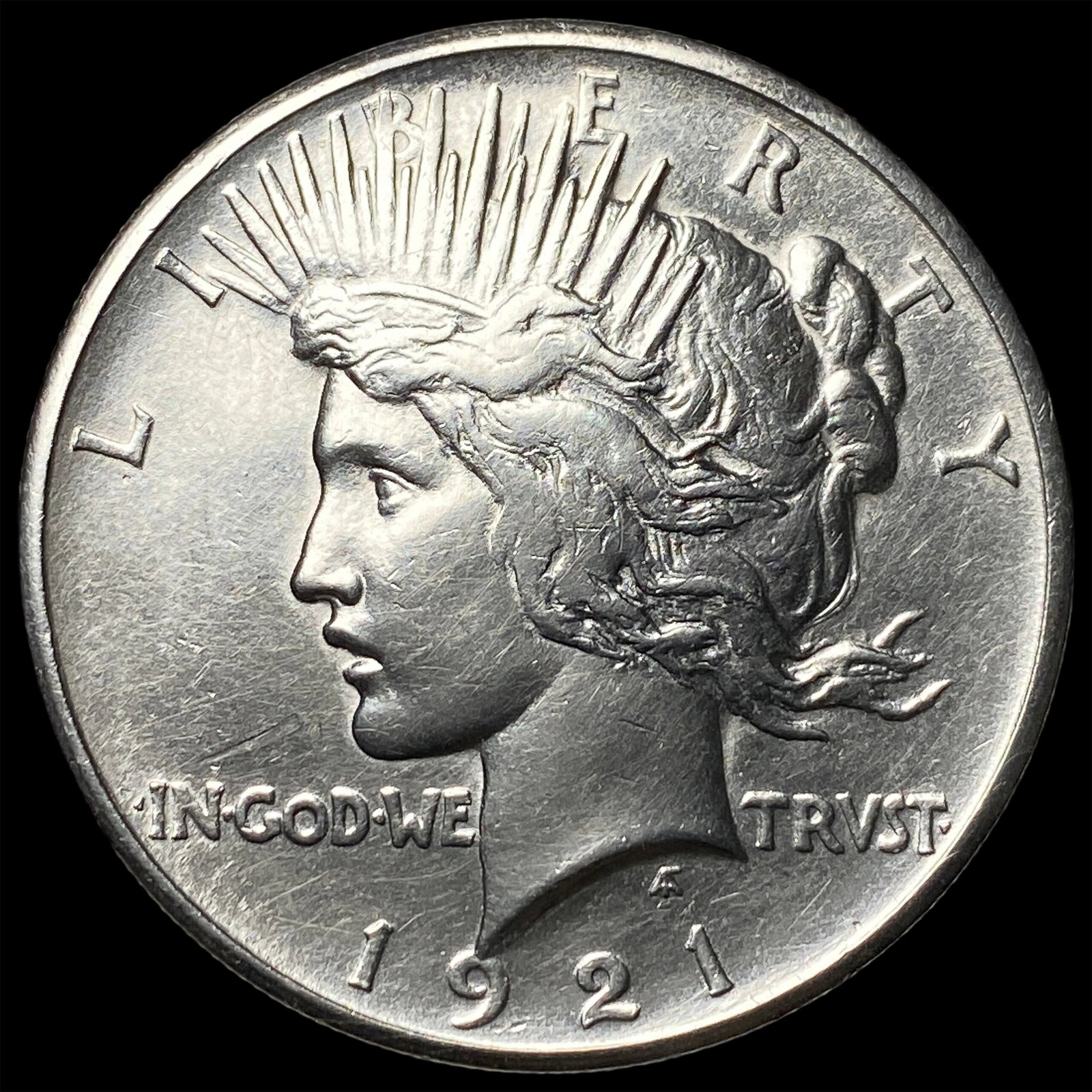 1921 Silver Peace Dollar UNCIRCULATED: 1921 Silver Peace Dollar UNCIRCULATED