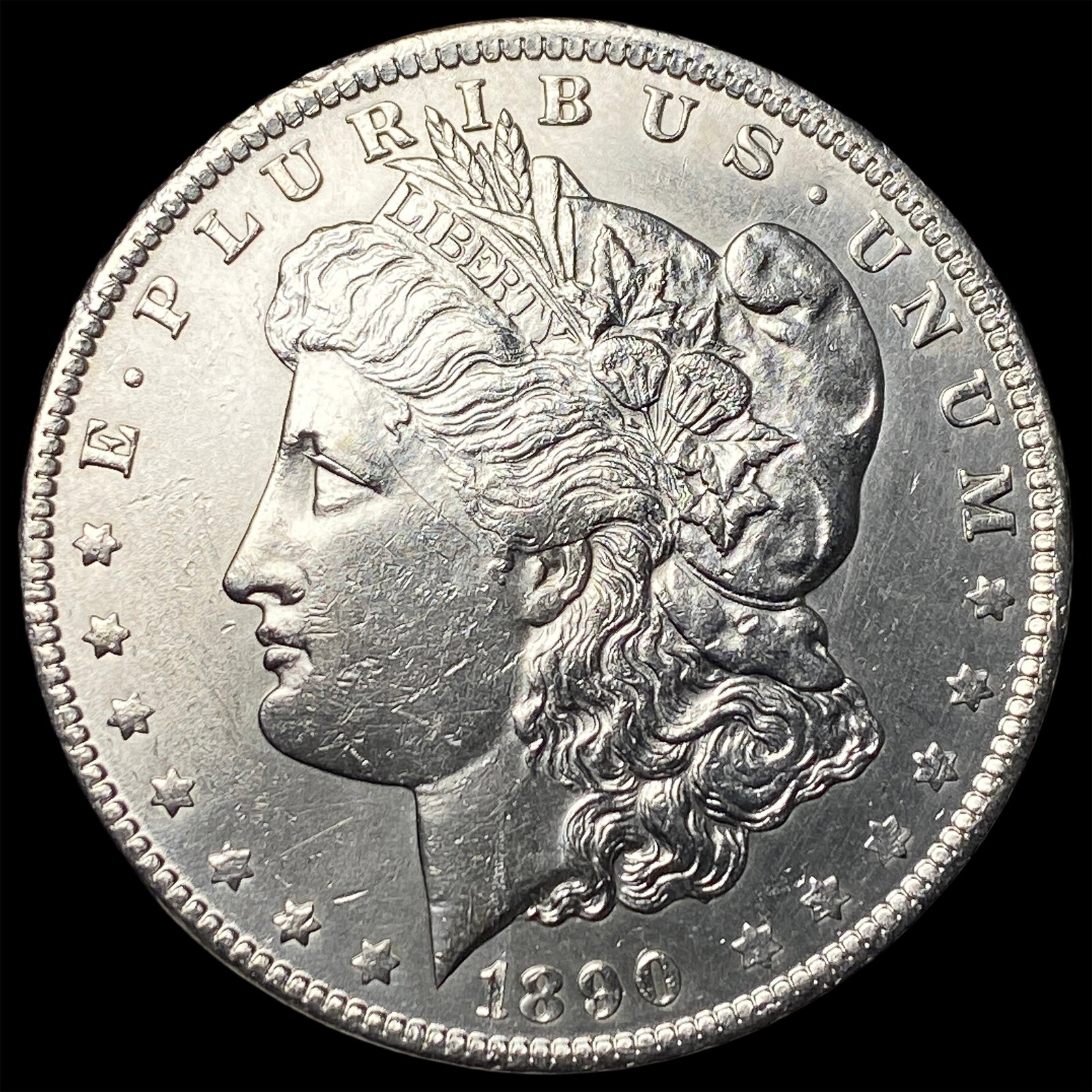 1890-S Silver Morgan Dollar UNCIRCULATED: 1890-S Silver Morgan Dollar UNCIRCULATED