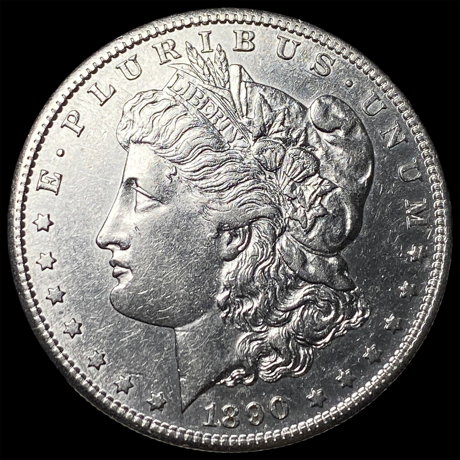 1890-S Silver Morgan Dollar UNCIRCULATED: 1890-S Silver Morgan Dollar UNCIRCULATED
