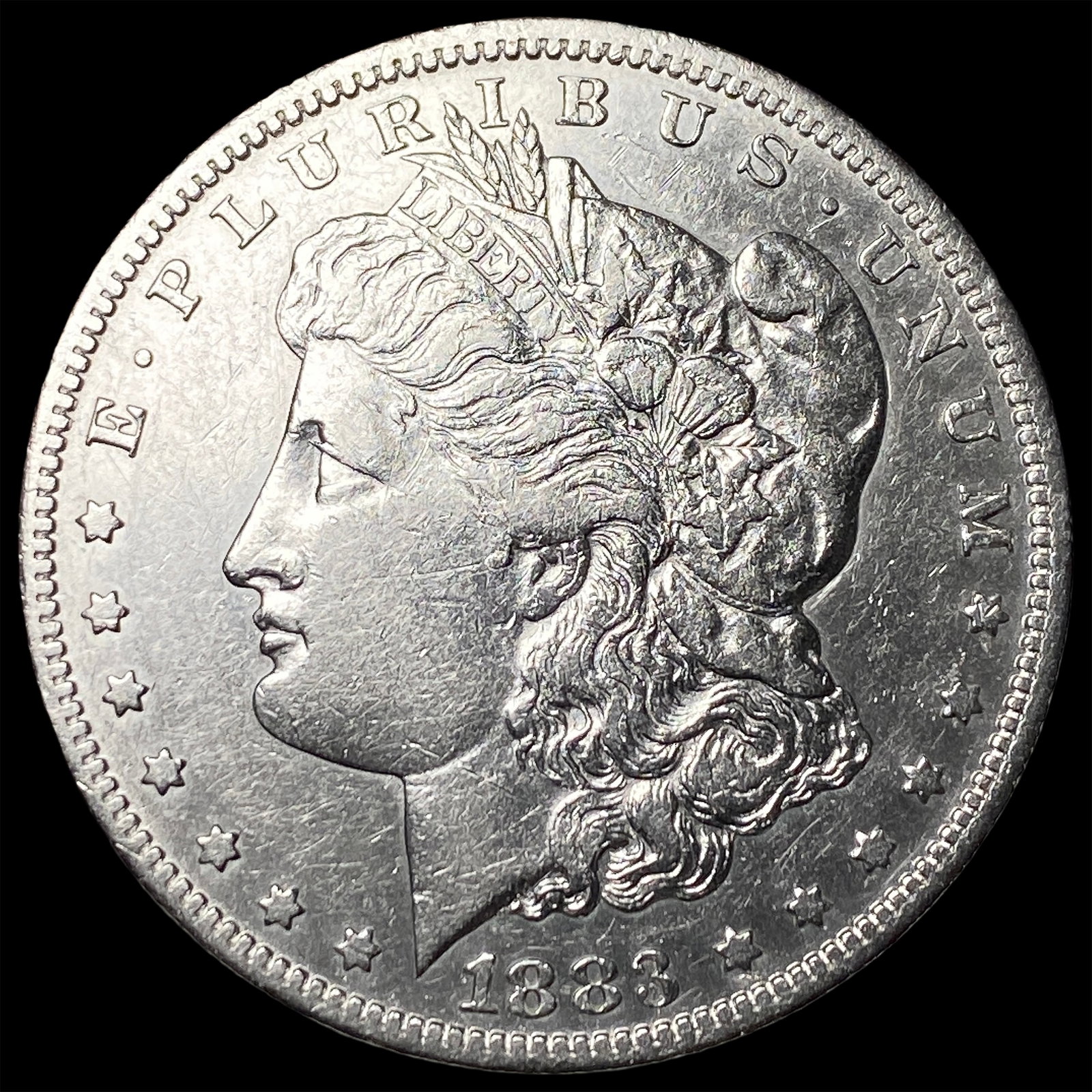 1883-S Silver Morgan Dollar CLOSELY UNCIRCULATED: 1883-S Silver Morgan Dollar CLOSELY UNCIRCULATED