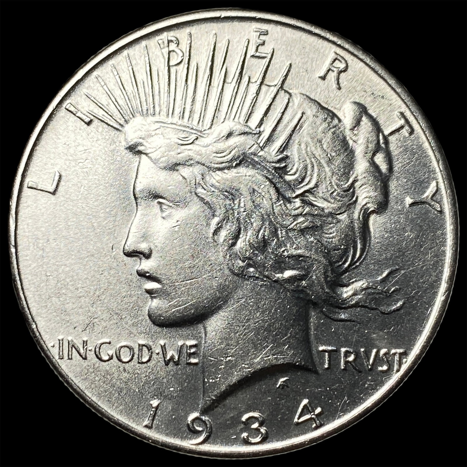 1934 Silver Peace Dollar CHOICE BU: 1934 Silver Peace Dollar CHOICE BU