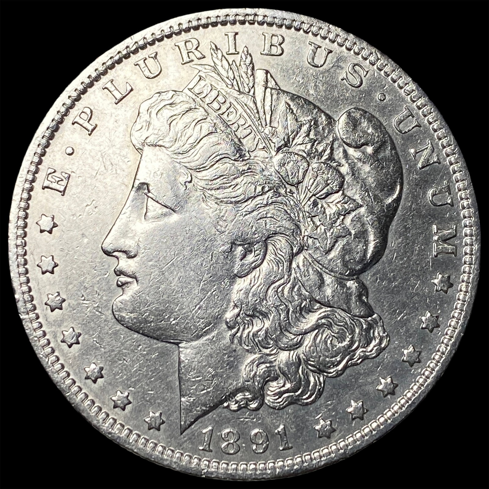 1891-O Silver Morgan Dollar CLOSELY UNCIRCULATED: 1891-O Silver Morgan Dollar CLOSELY UNCIRCULATED