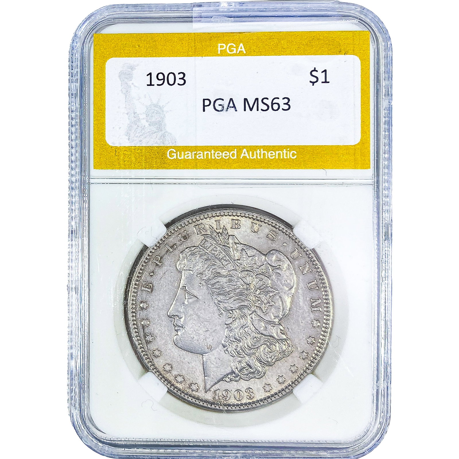 1903 Morgan Silver Dollar PGA MS63: 1903 Morgan Silver Dollar PGA MS63