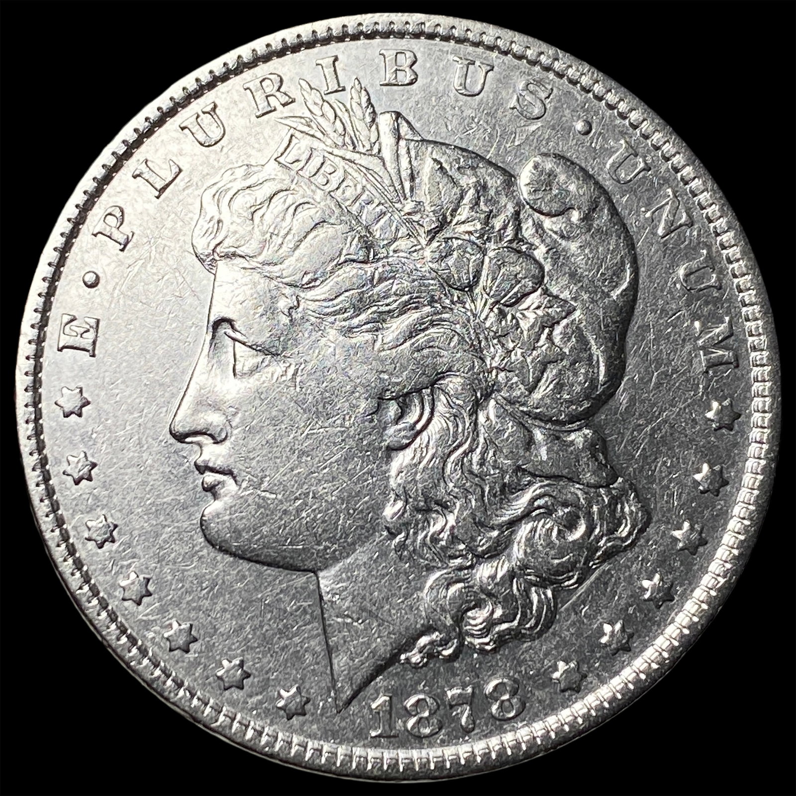 1878-S Silver Morgan Dollar CLOSELY UNCIRCULATED: 1878-S Silver Morgan Dollar CLOSELY UNCIRCULATED
