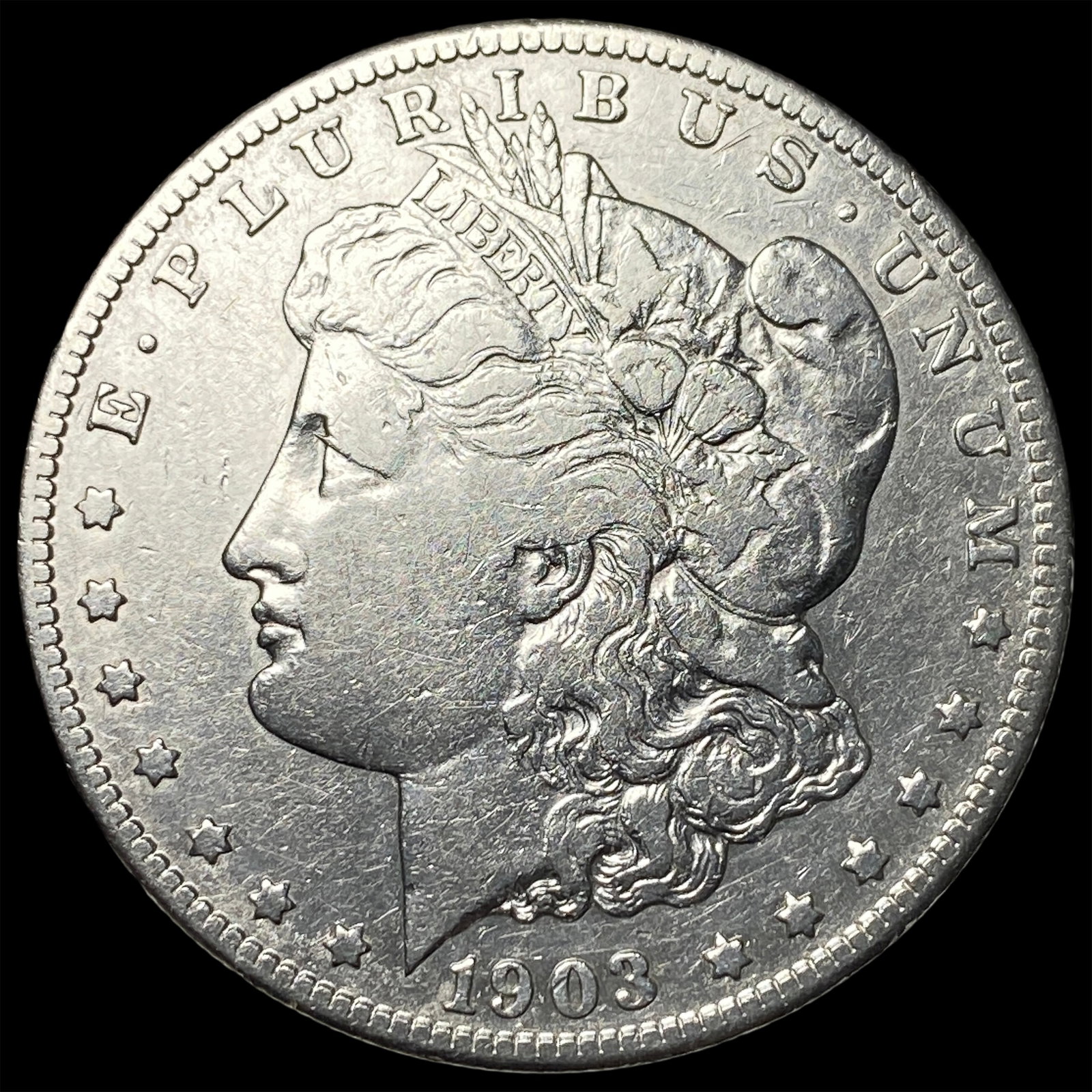 1903-S Silver Morgan Dollar NEARLY UNCIRCULATED: 1903-S Silver Morgan Dollar NEARLY UNCIRCULATED