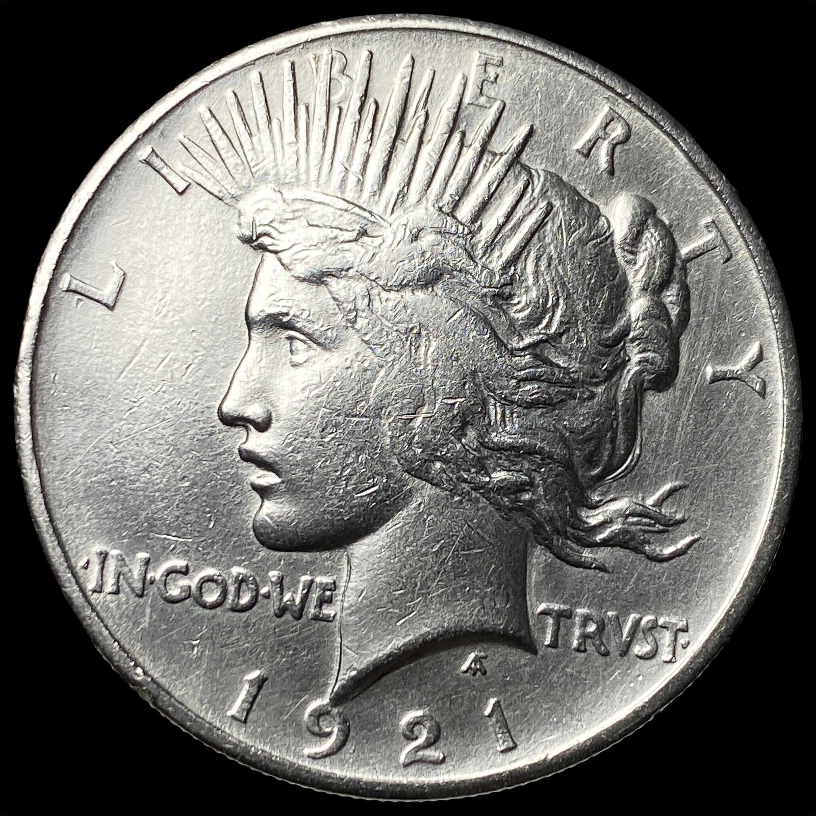 1921 Silver Peace Dollar UNCIRCULATED: 1921 Silver Peace Dollar UNCIRCULATED