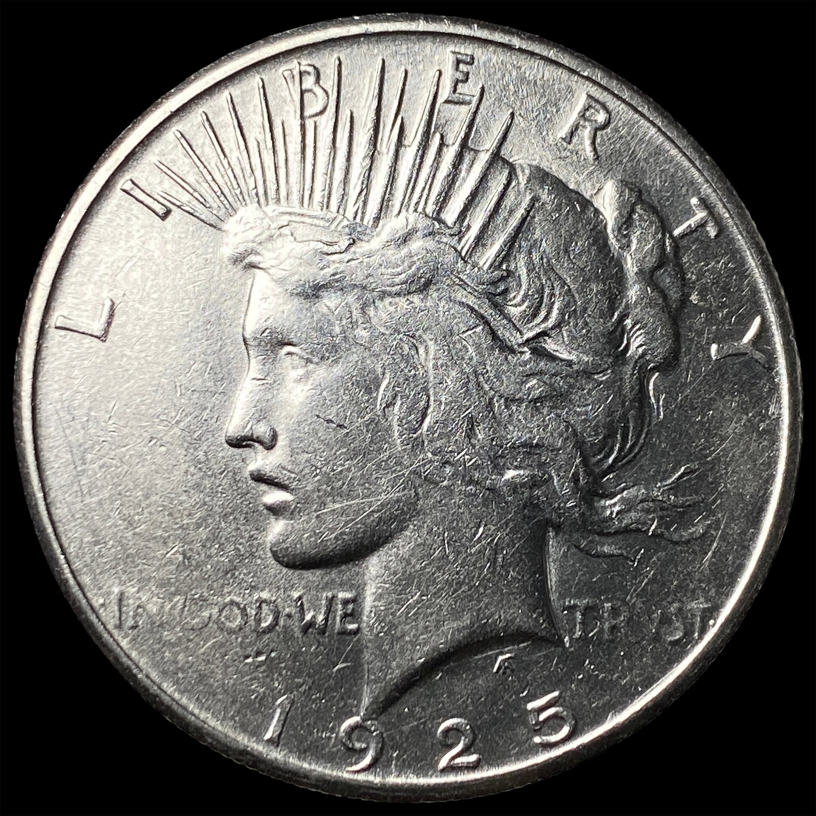 1925-S Silver Peace Dollar UNCIRCULATED: 1925-S Silver Peace Dollar UNCIRCULATED
