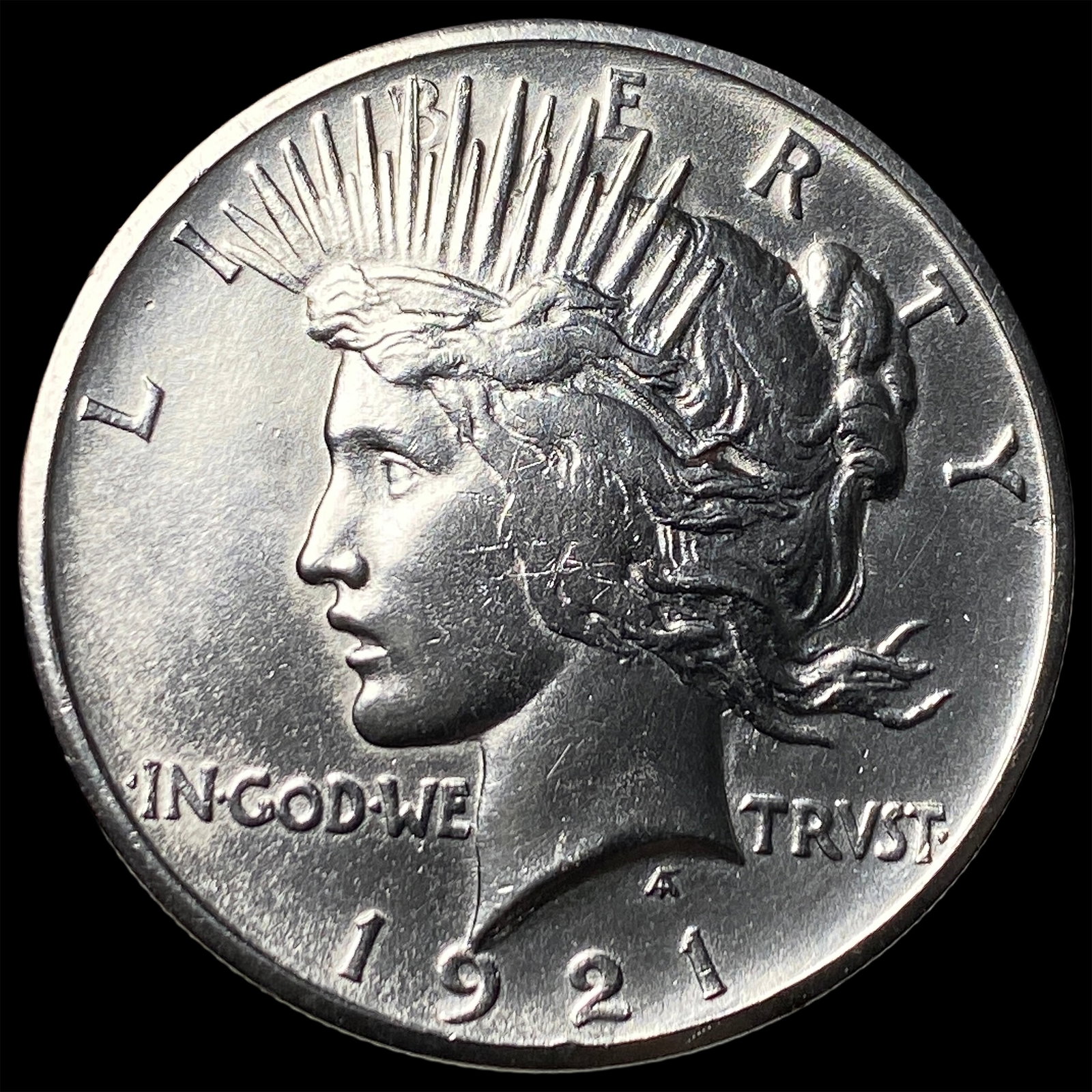 1921 Silver Peace Dollar CLOSELY UNCIRCULATED: 1921 Silver Peace Dollar CLOSELY UNCIRCULATED